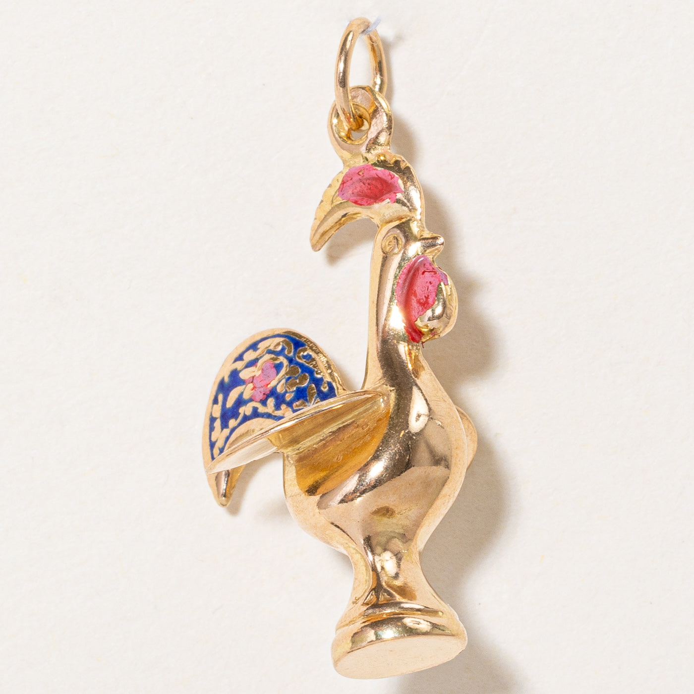 Gold Hen Charm