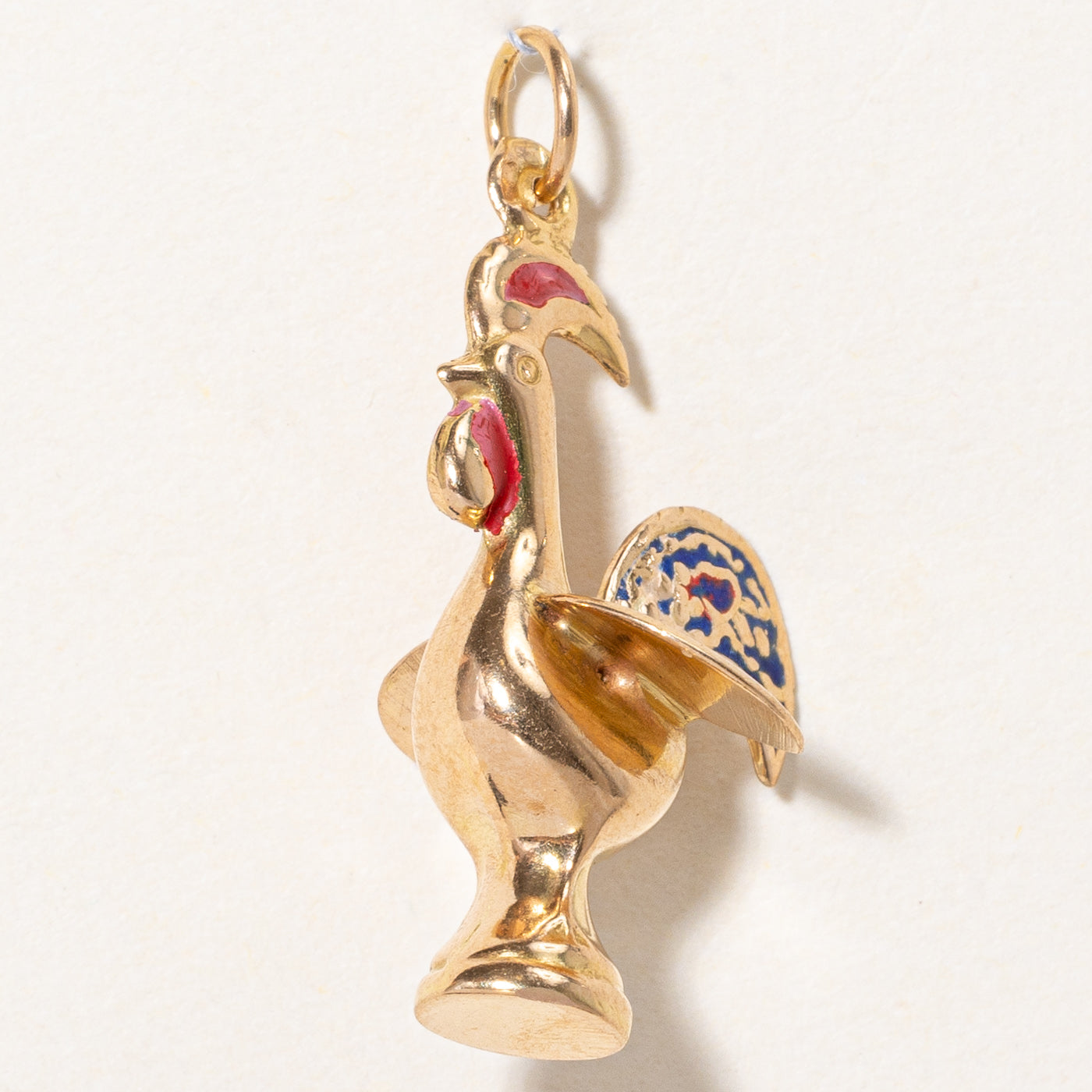 Gold Hen Charm