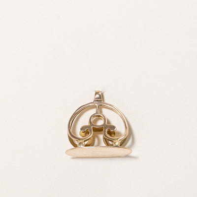 Gold Filigree Charm