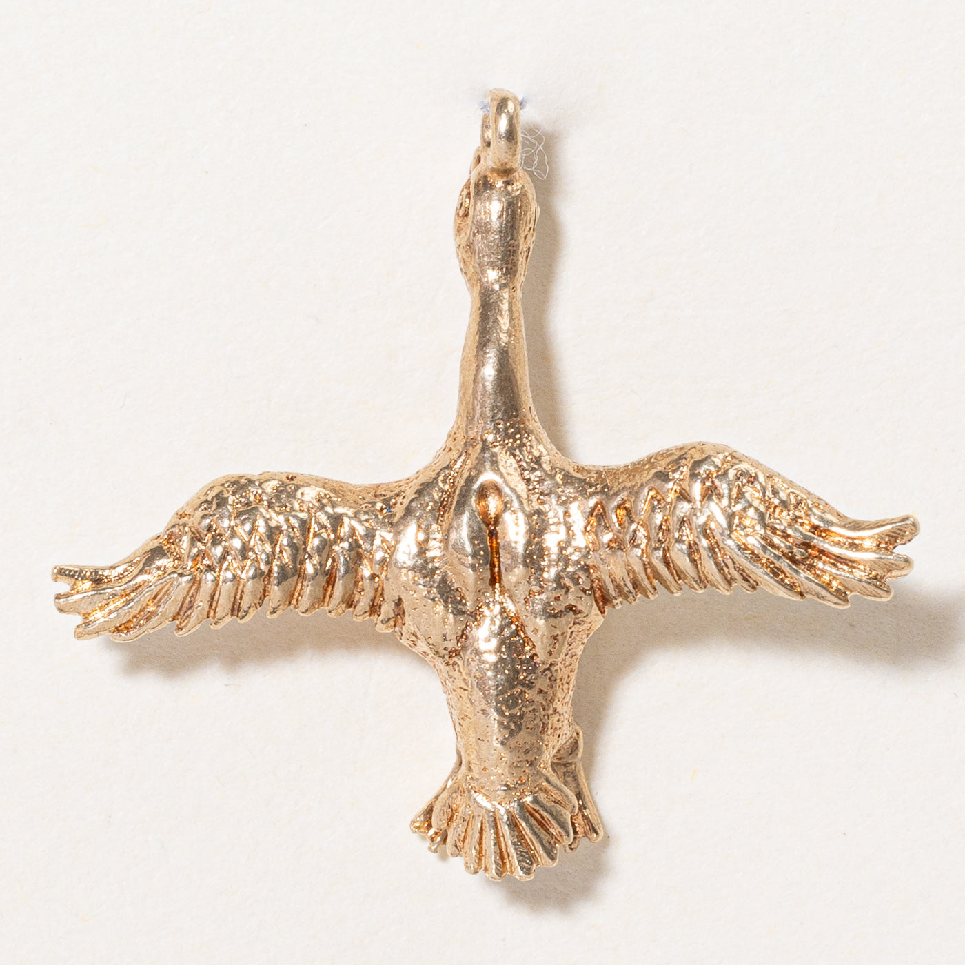 10k Yellow Gold Flying Bird Charm