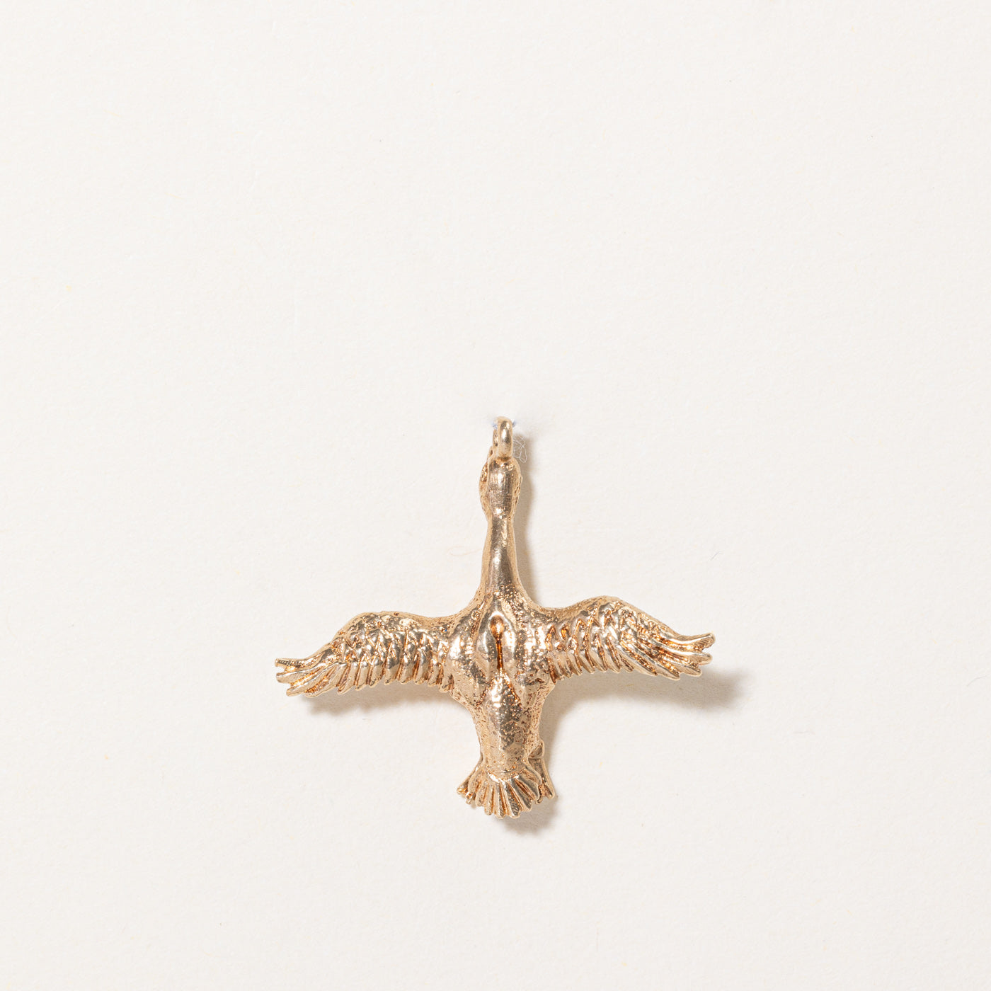 10k Yellow Gold Flying Bird Charm