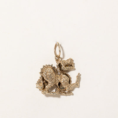 10k Yellow Gold Dragon Charm