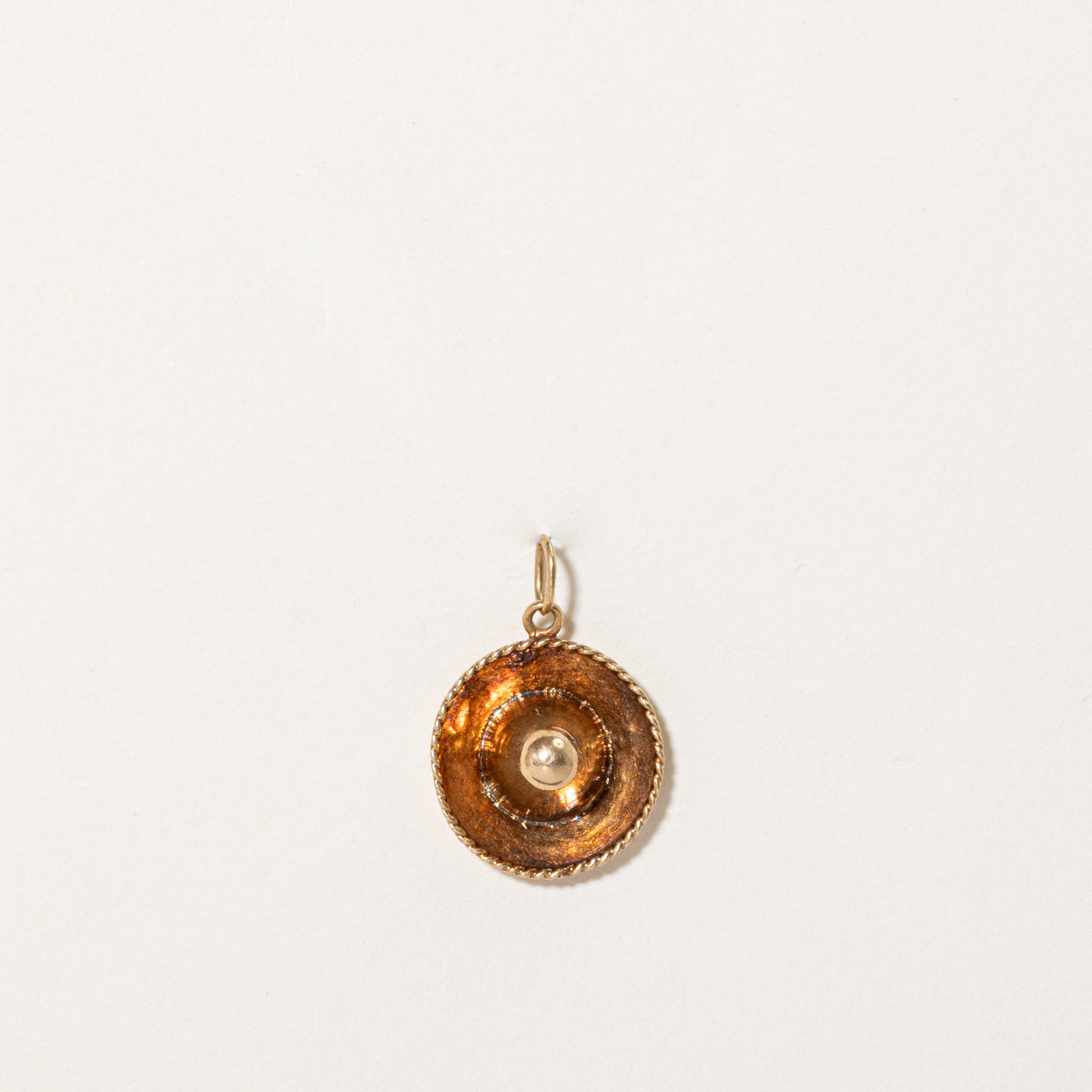 14k Yellow Gold Sombrero Charm