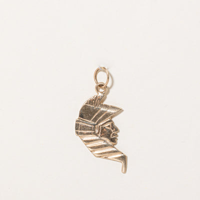 10k Yellow Gold Head Charm