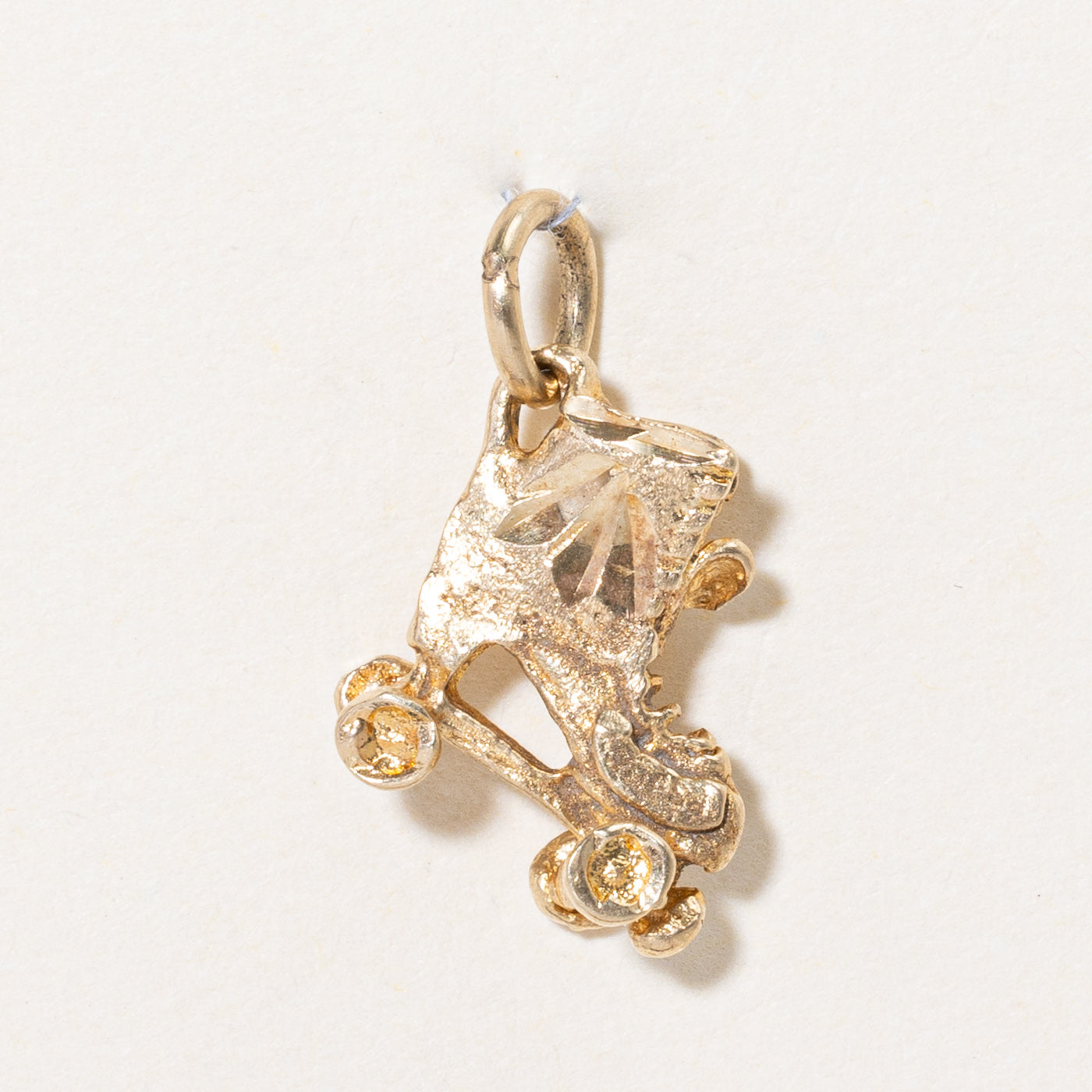 10k Yellow Gold Roller Skate Charm
