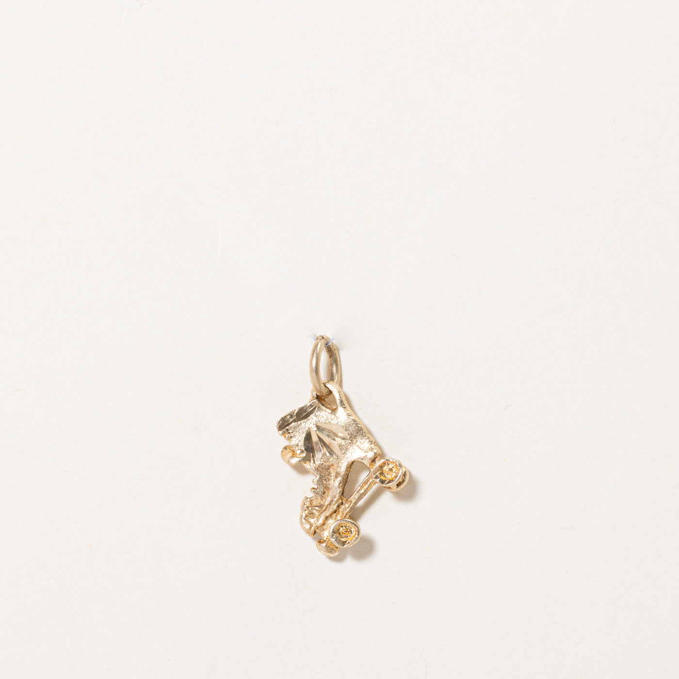 10k Yellow Gold Roller Skate Charm