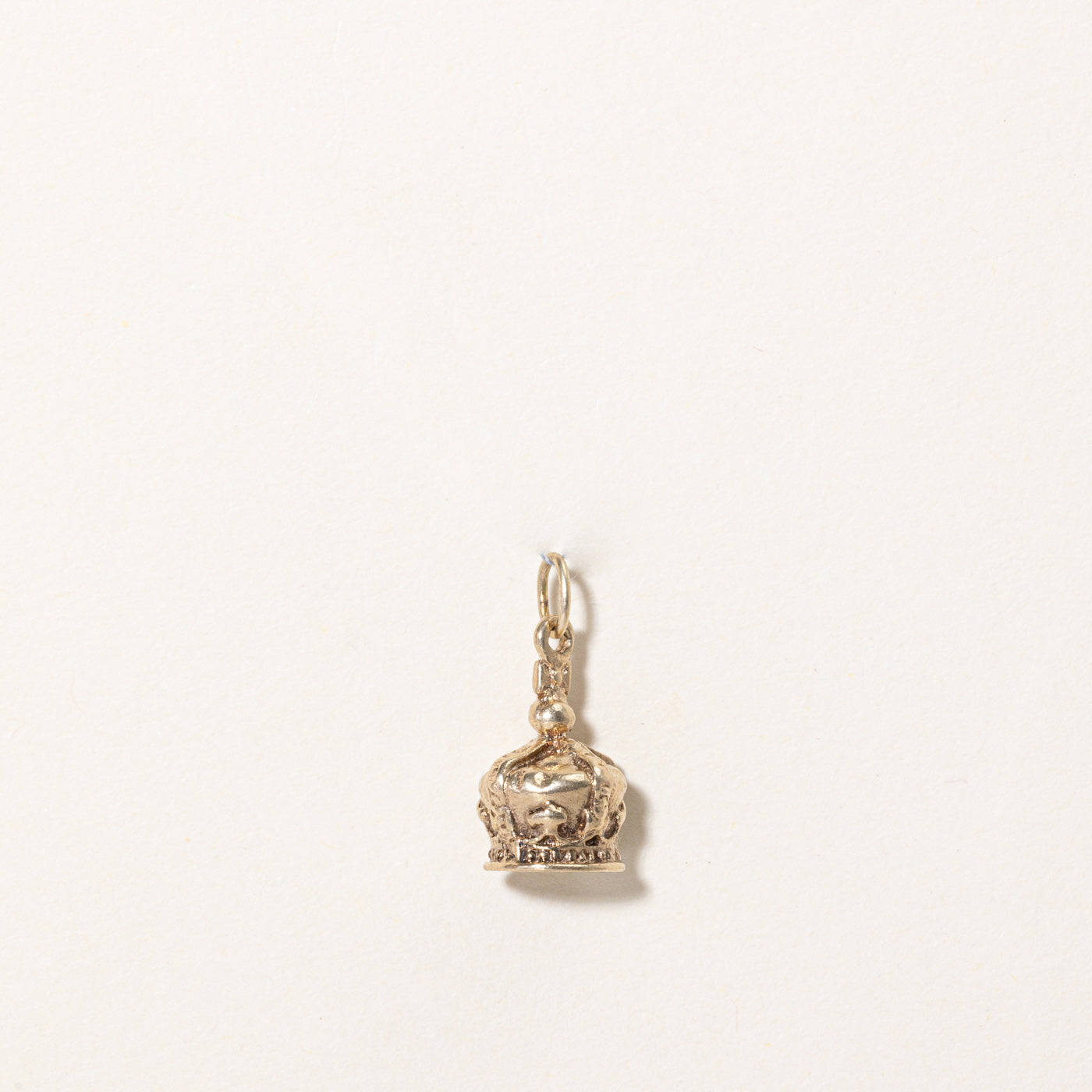 10k Yellow Gold Crown Charm