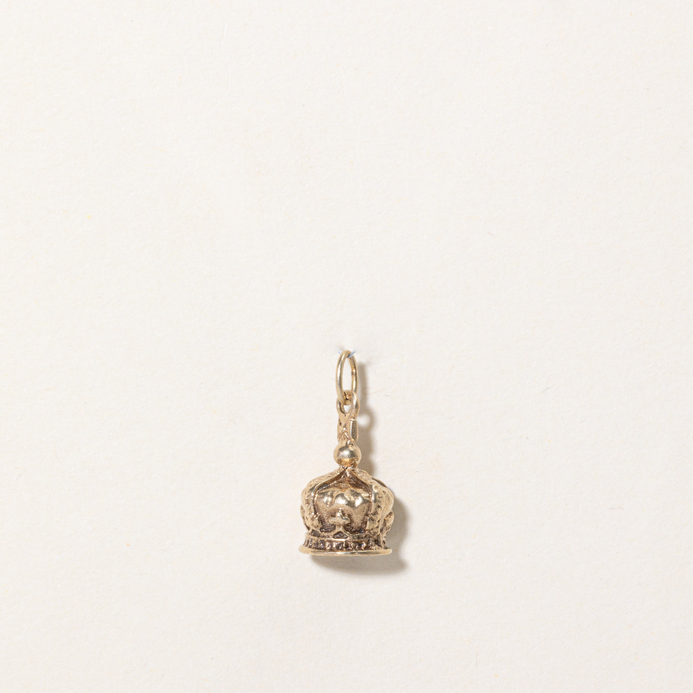 10k Yellow Gold Crown Charm