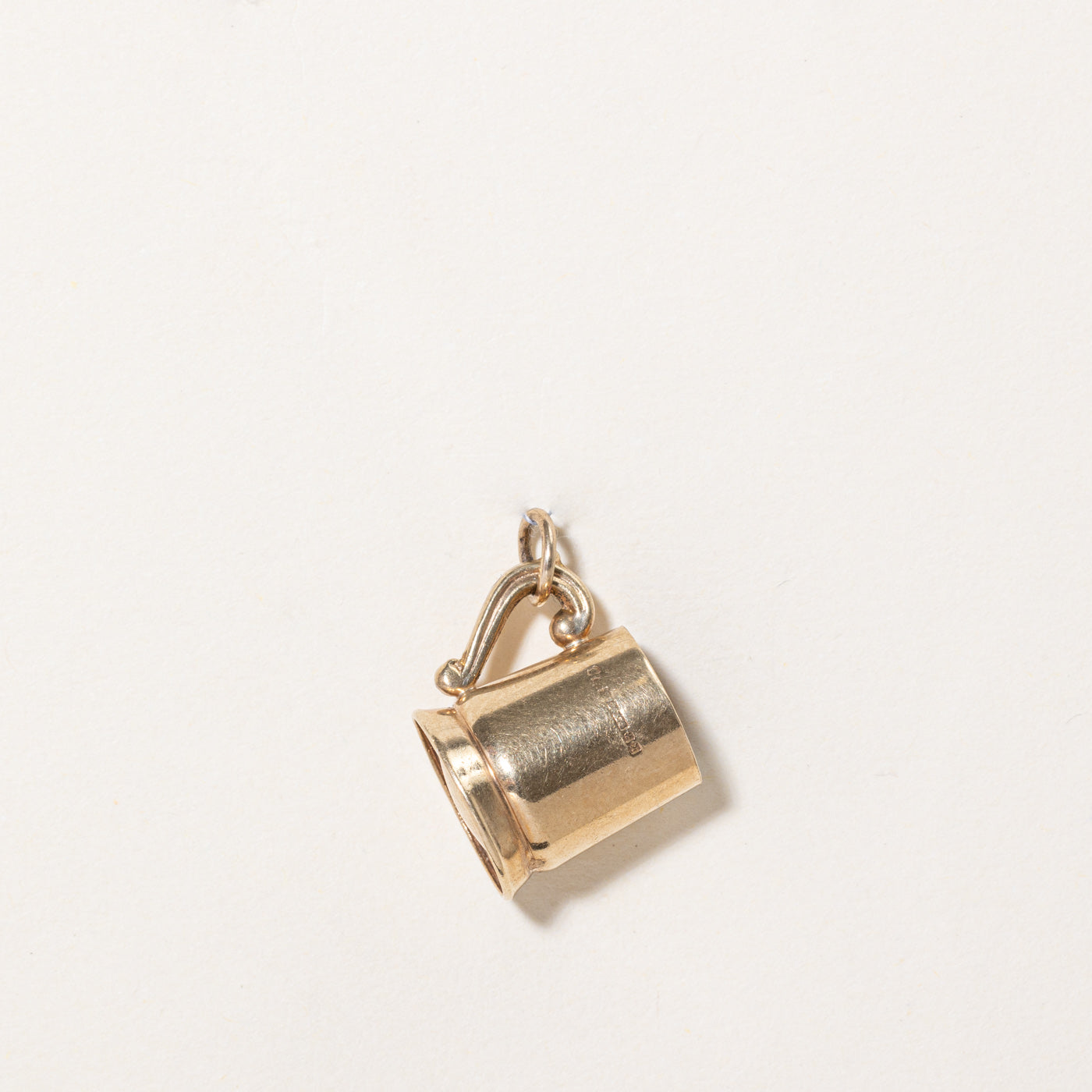 1972 Birmingham 9k Yellow Gold Mug Charm