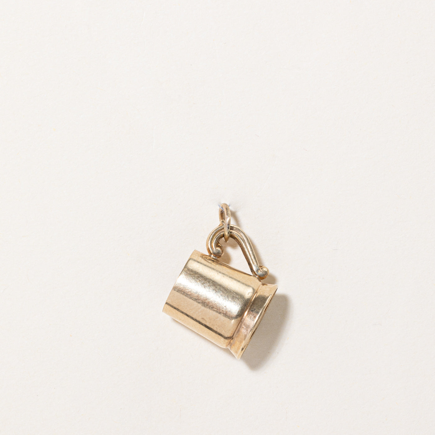1972 Birmingham 9k Yellow Gold Mug Charm