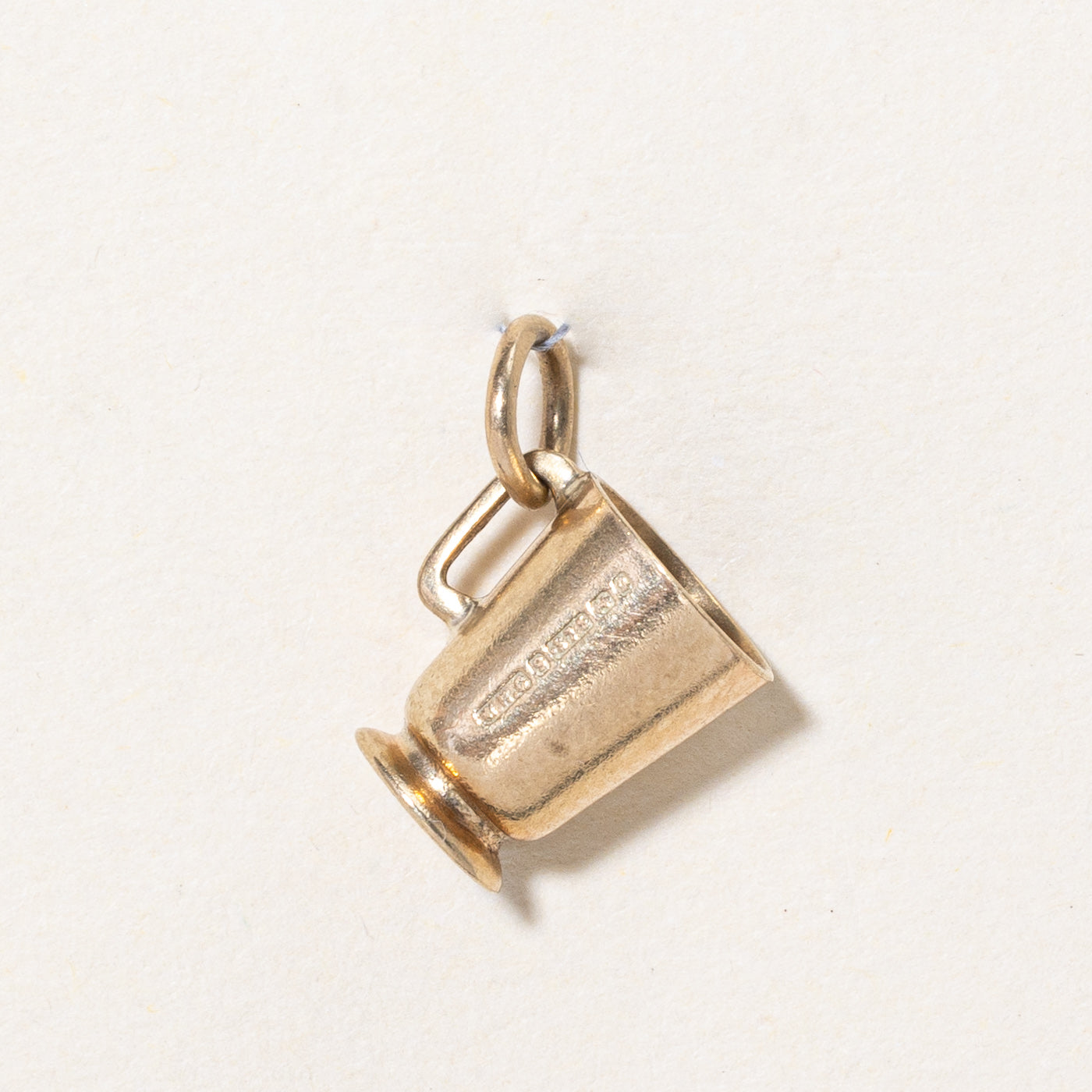 1965 Birmingham 9k Yellow Gold Cup Charm