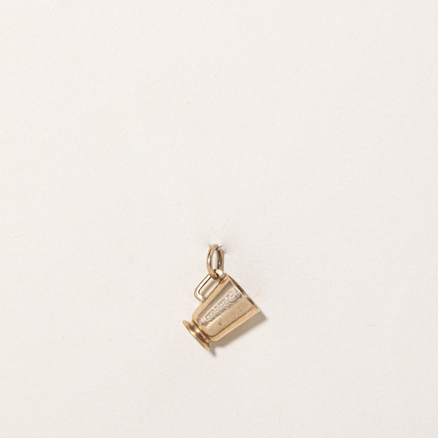 1965 Birmingham 9k Yellow Gold Cup Charm