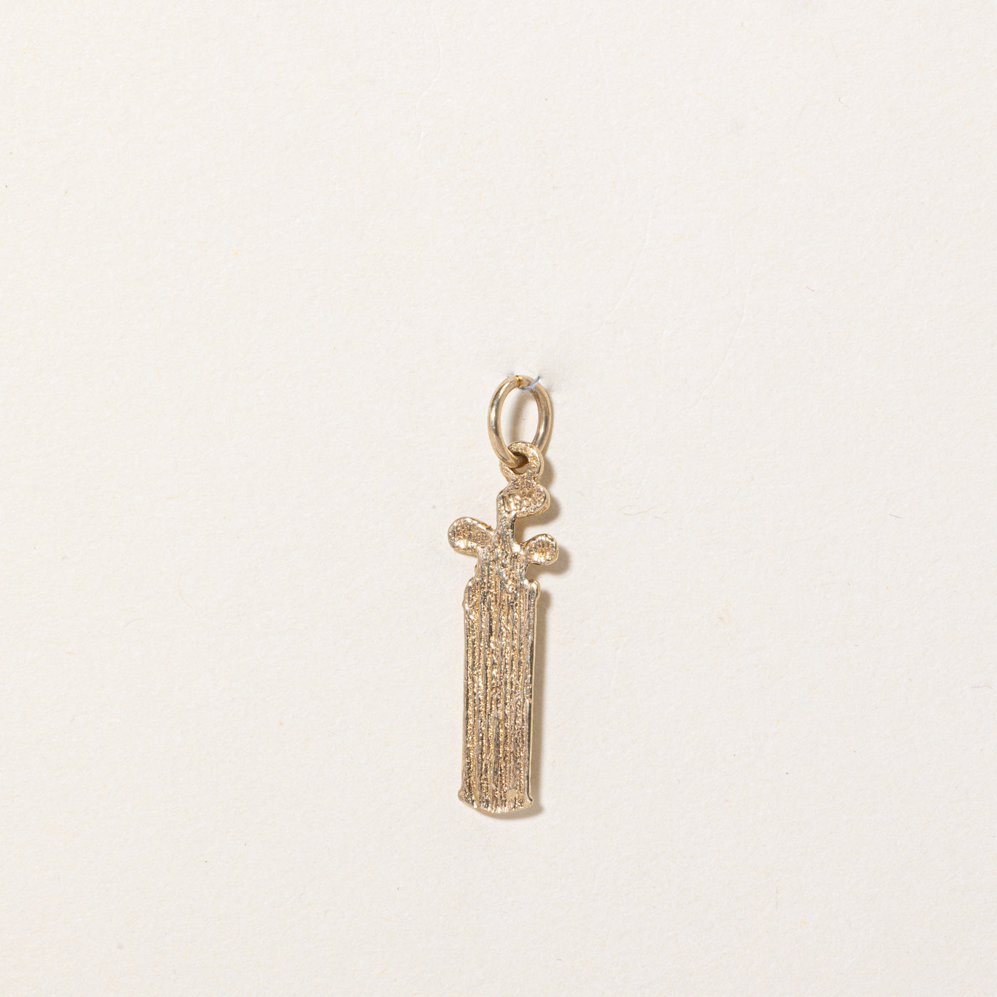 Breloque en or jaune 10 carats pour kit de golf 