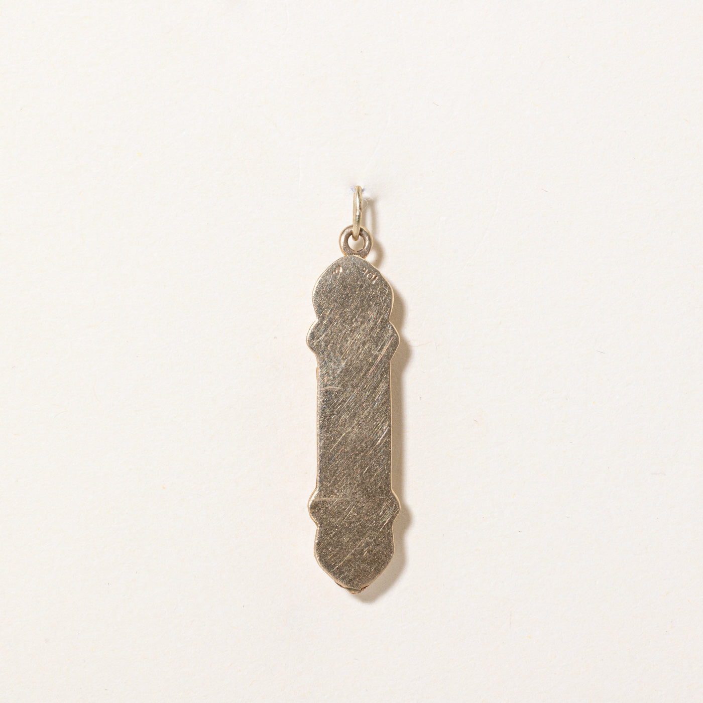 10k Yellow Gold Mezuzah Charm