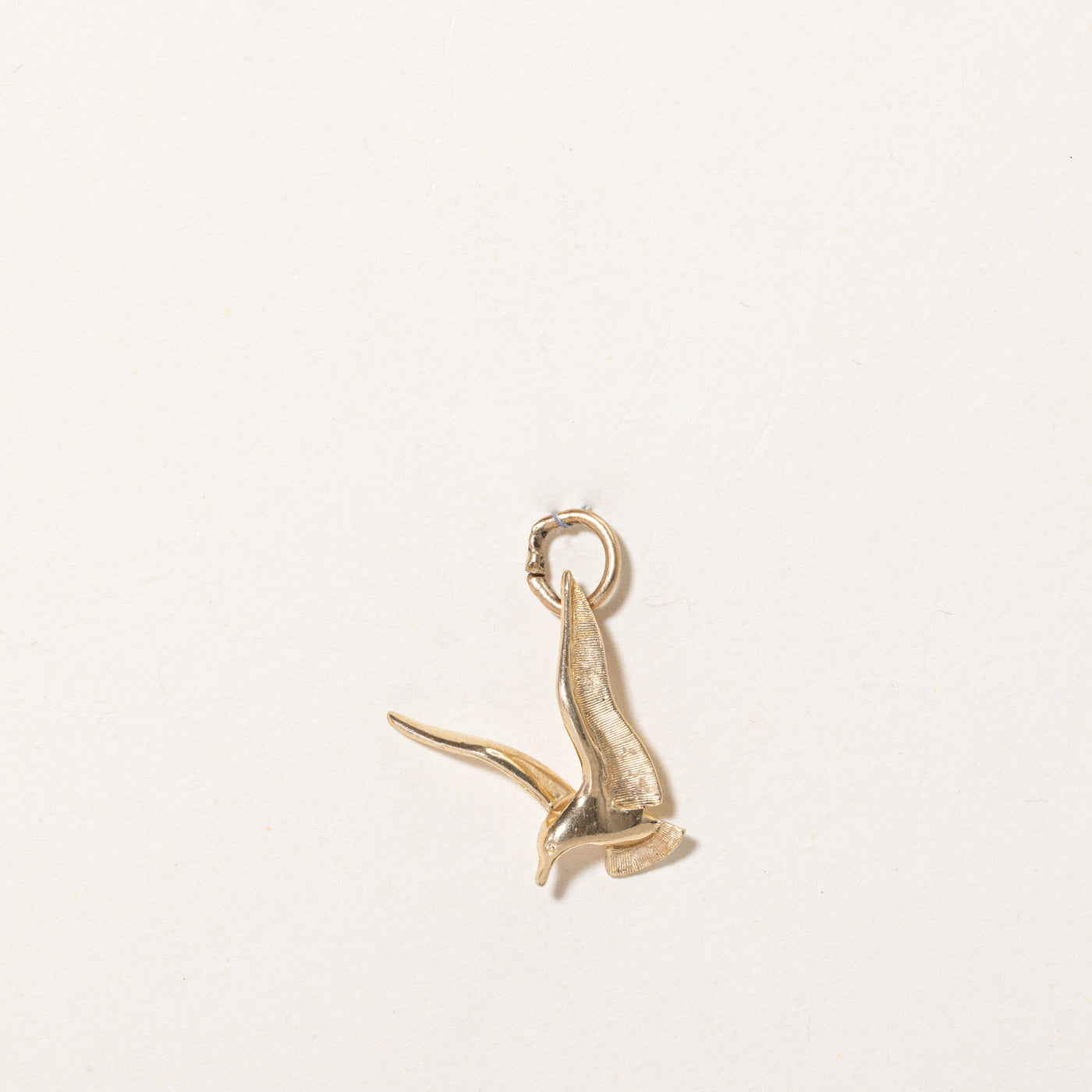 14k Yellow Gold Bird Charm