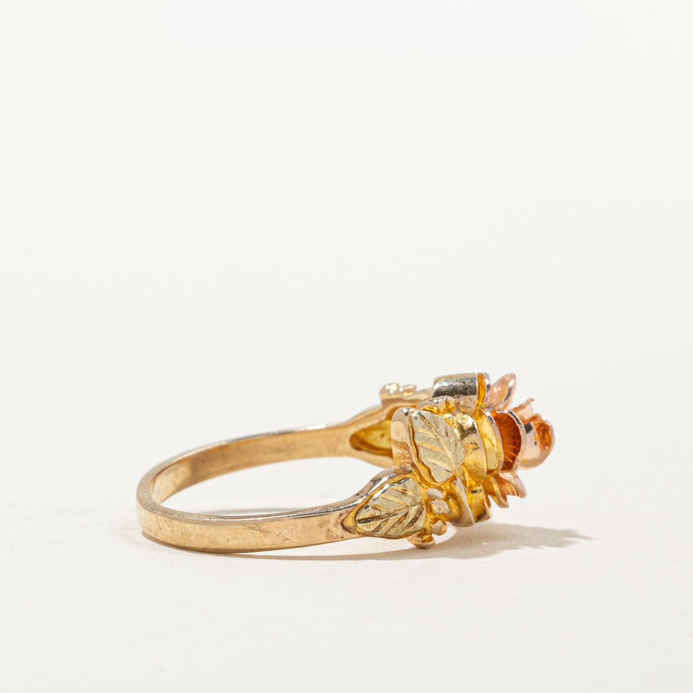 10k Two Tone Gold Rose Ring | SZ 7 |