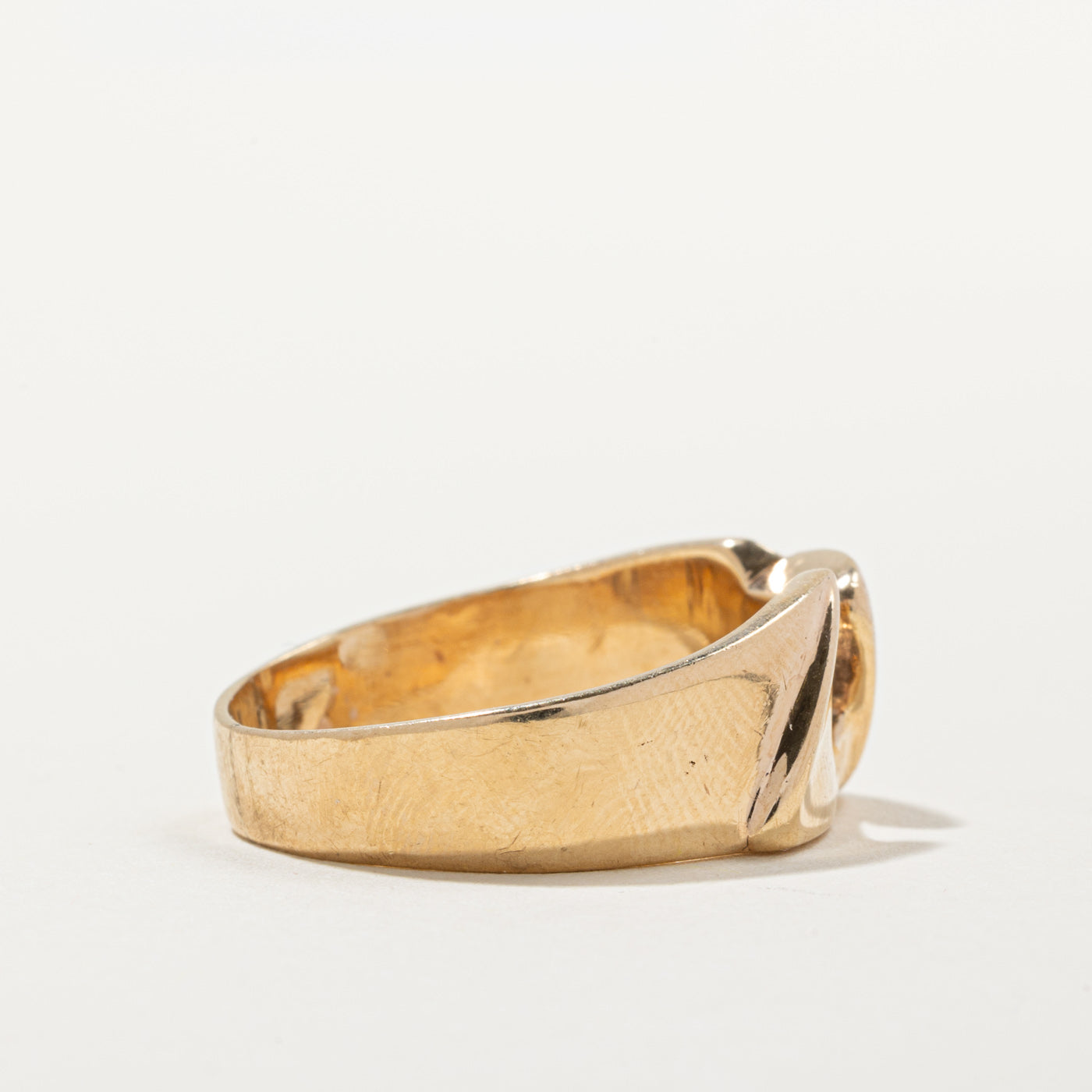 10k Yellow Gold Abstract Ring | SZ 12.25 |