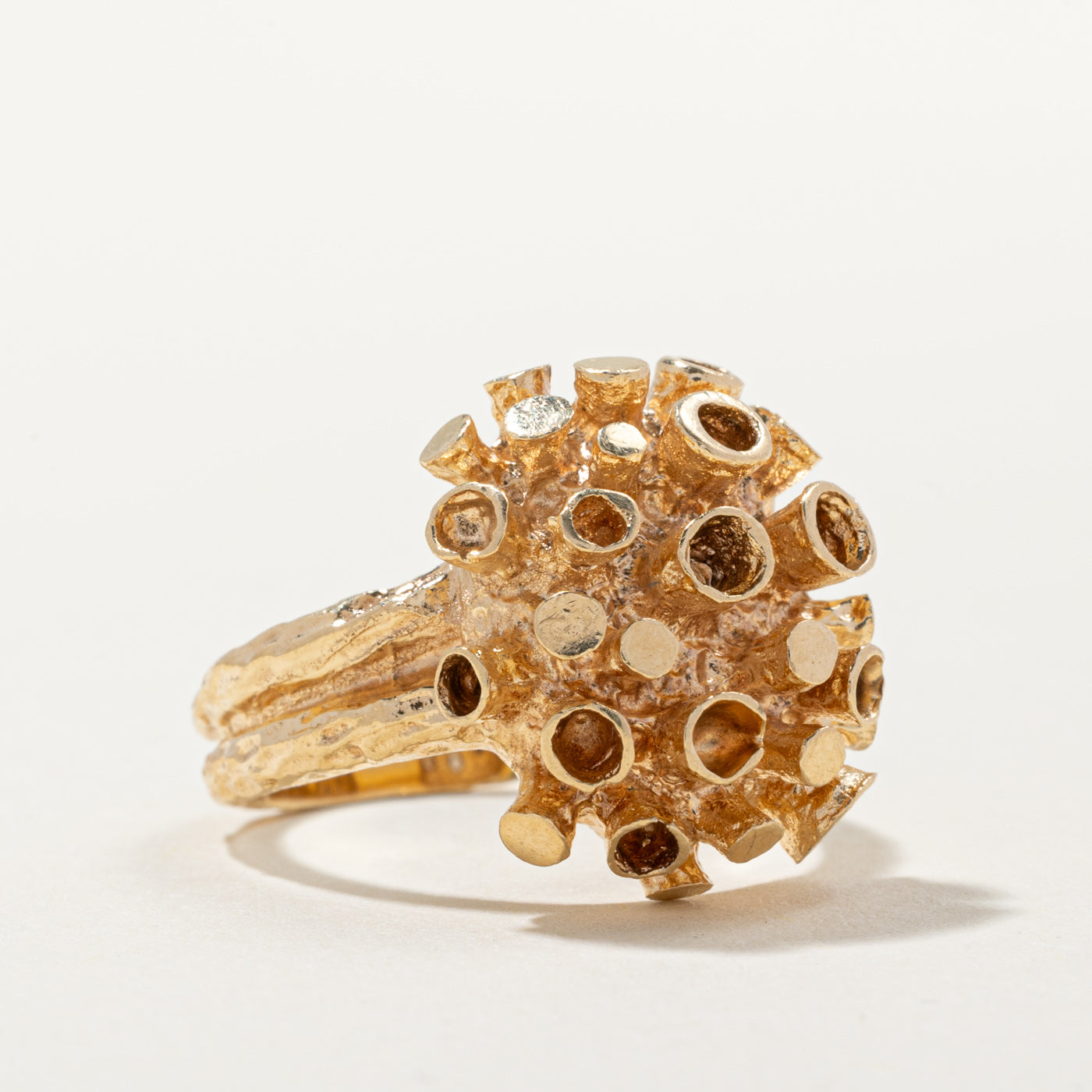 14k Yellow Gold Cocktail Ring | SZ 6.5 |