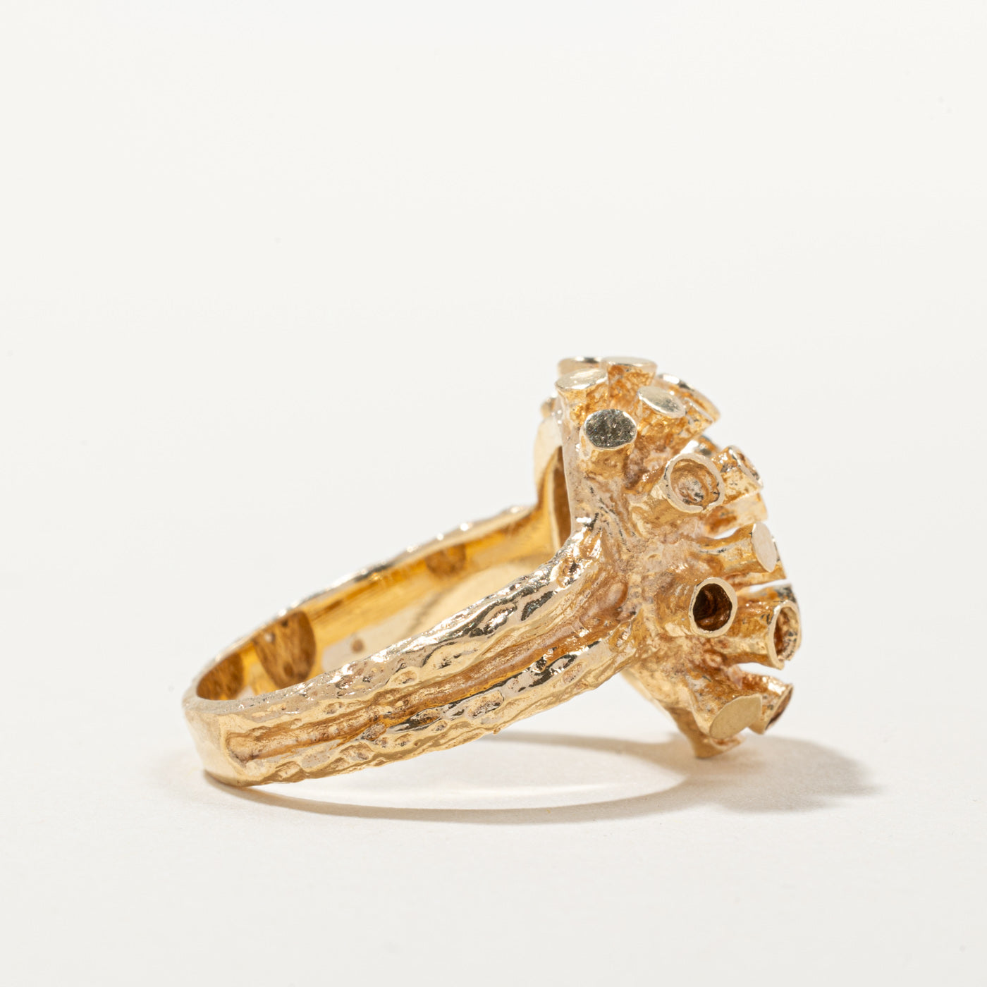 14k Yellow Gold Cocktail Ring | SZ 6.5 |