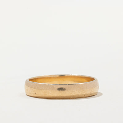 'Birks' 14k Yellow Gold Band | 3.85mm | SZ 7 |