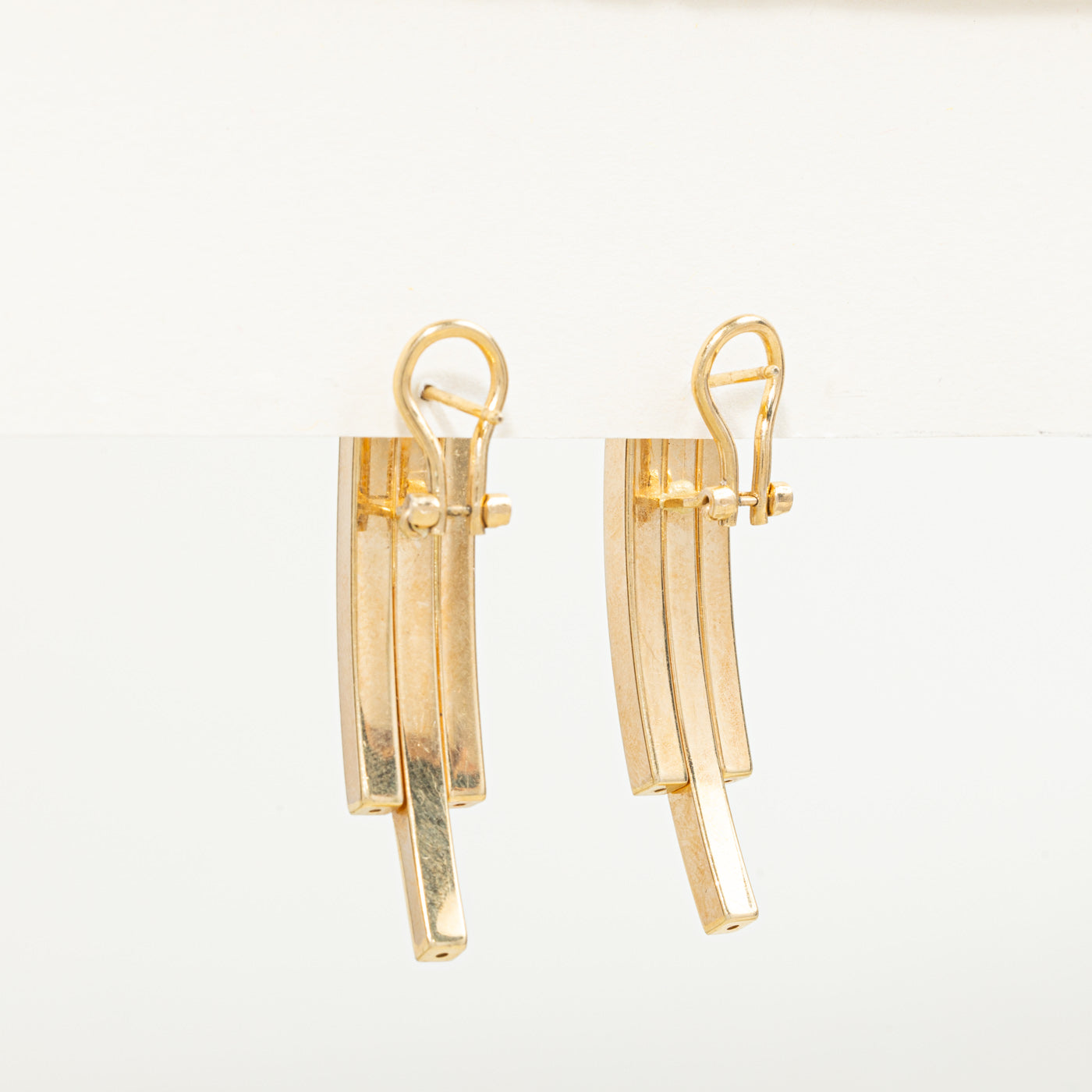 18k Yellow Gold Drop Earrings