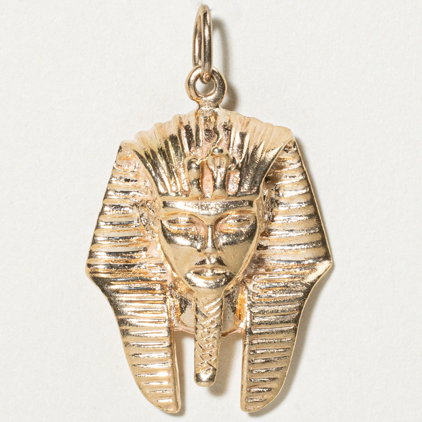 14k Yellow Gold Egyptian Pharaoh Pendant