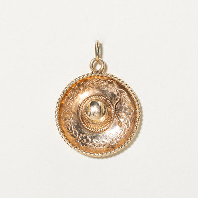 14k Yellow Gold Sombrero Charm