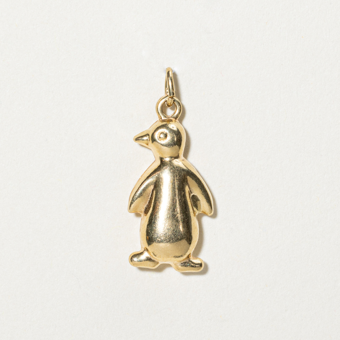 18k Yellow Gold Pengiun Charm