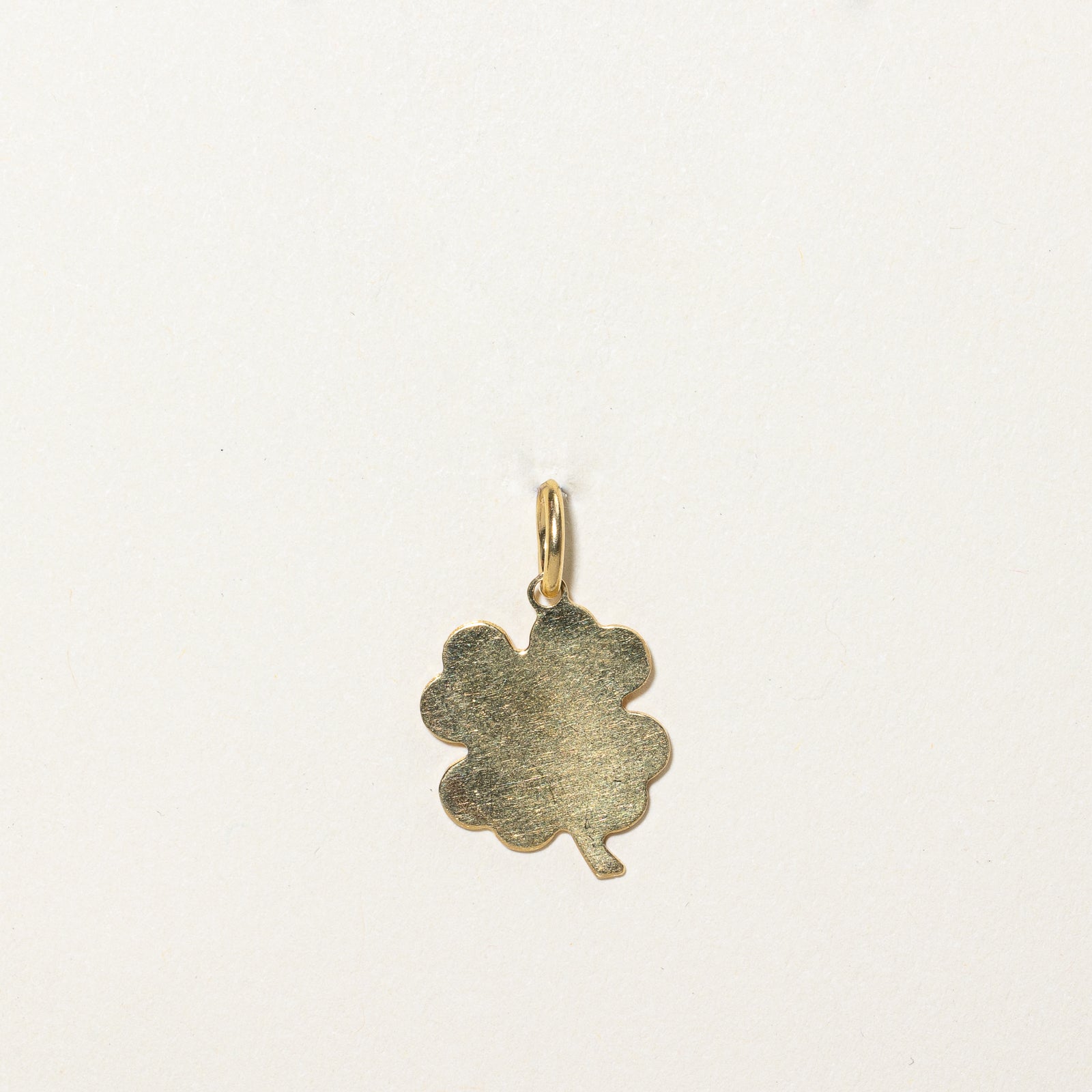 18k Yellow Gold Clover Charm |