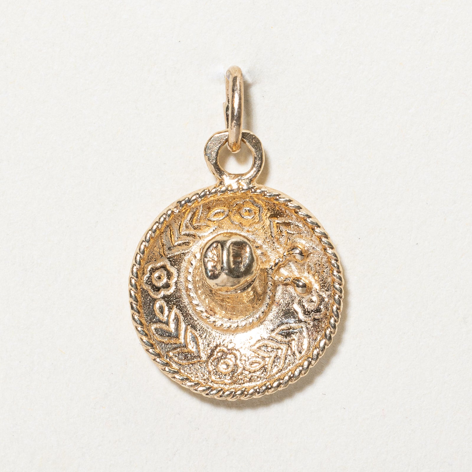 Breloque Sombrero en or jaune 10 carats | 