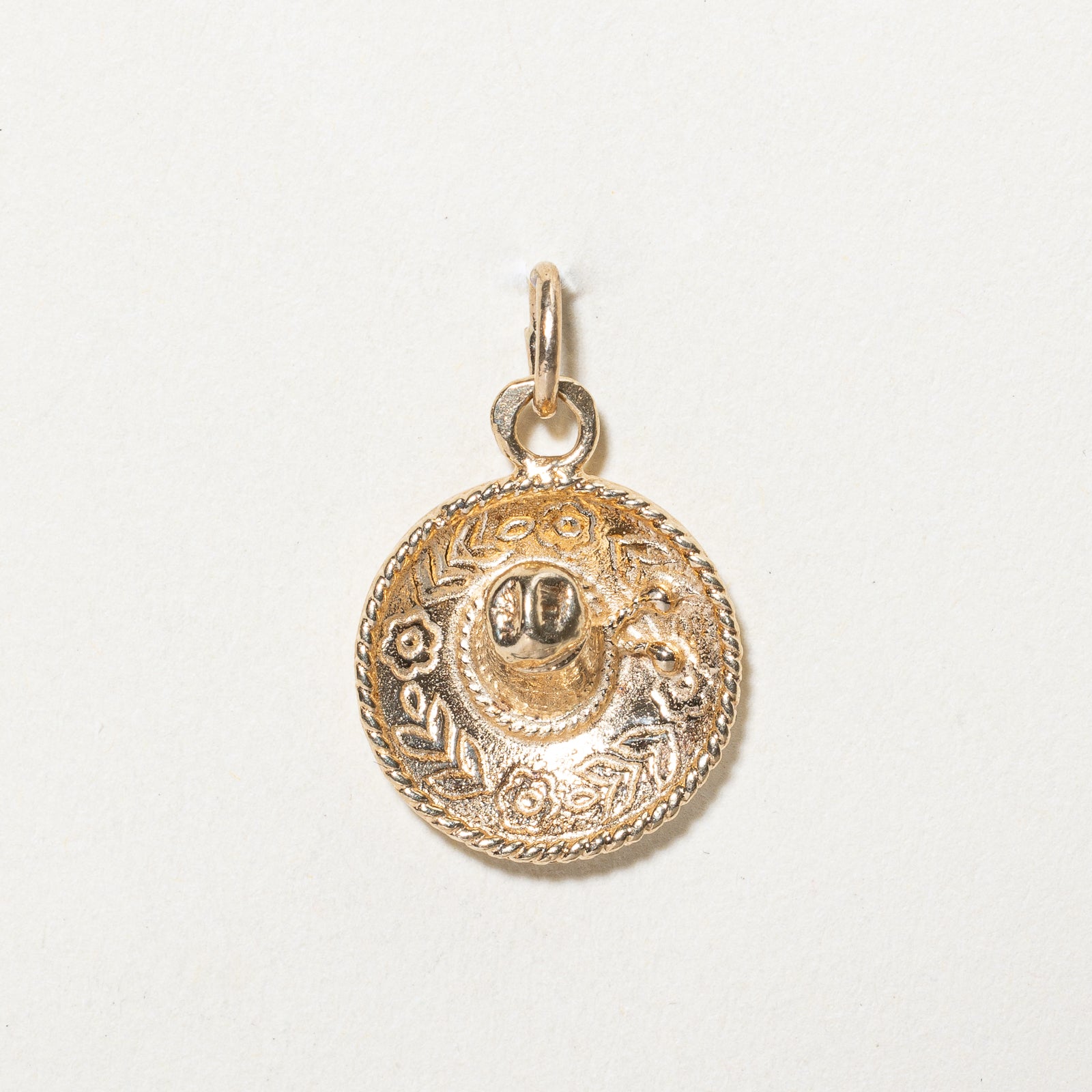 Breloque Sombrero en or jaune 10 carats | 