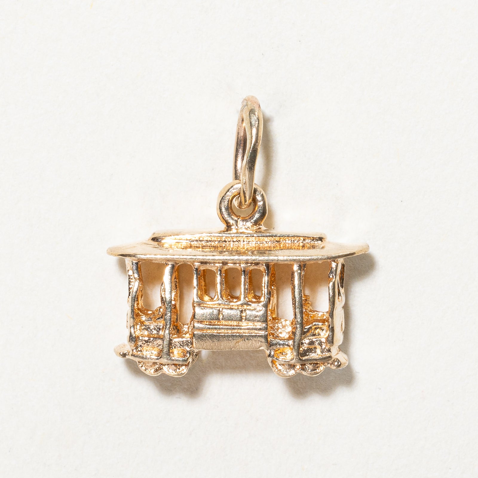 10k Yellow Gold Trolly Charm |