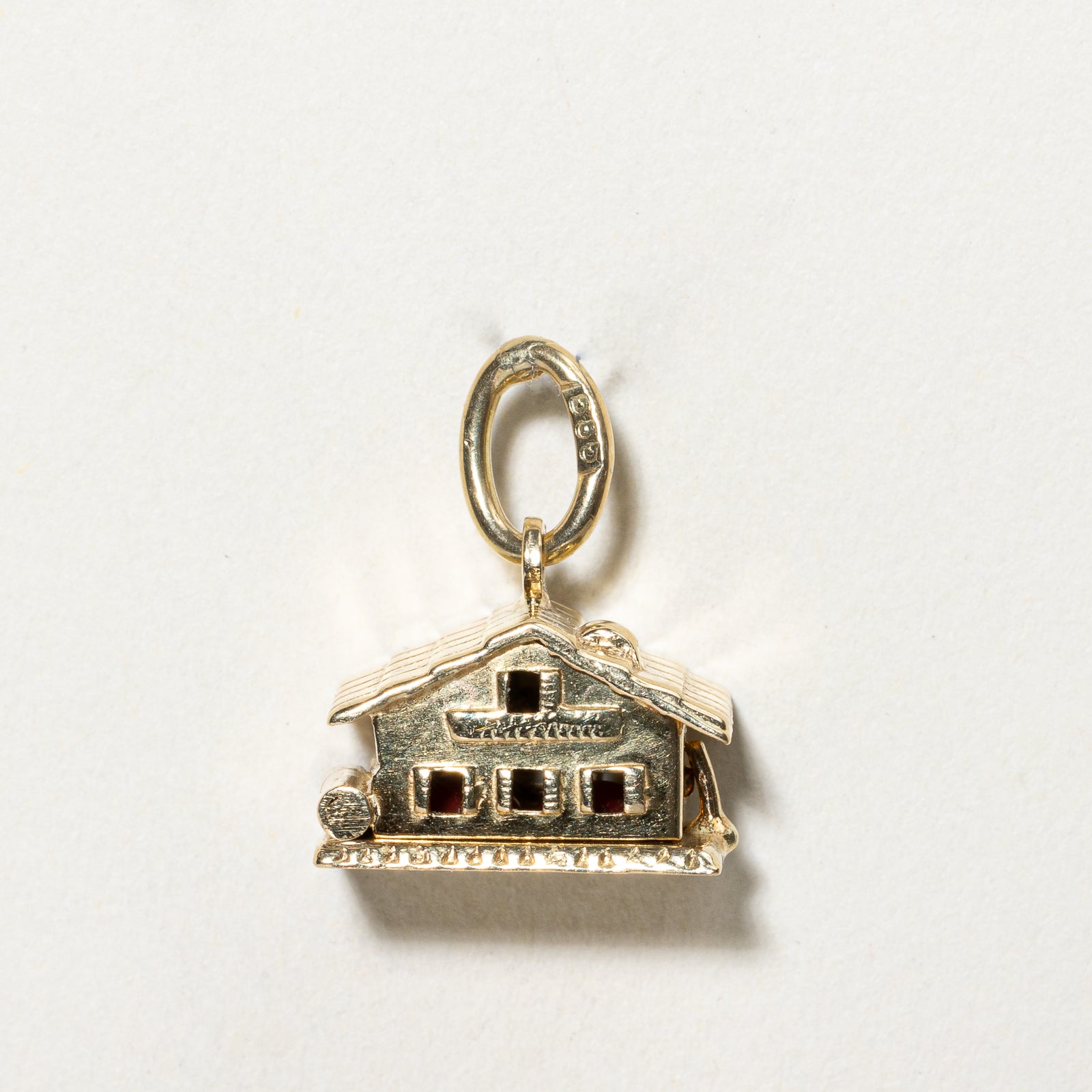 Breloque Maison en Or Jaune 14 carats | 