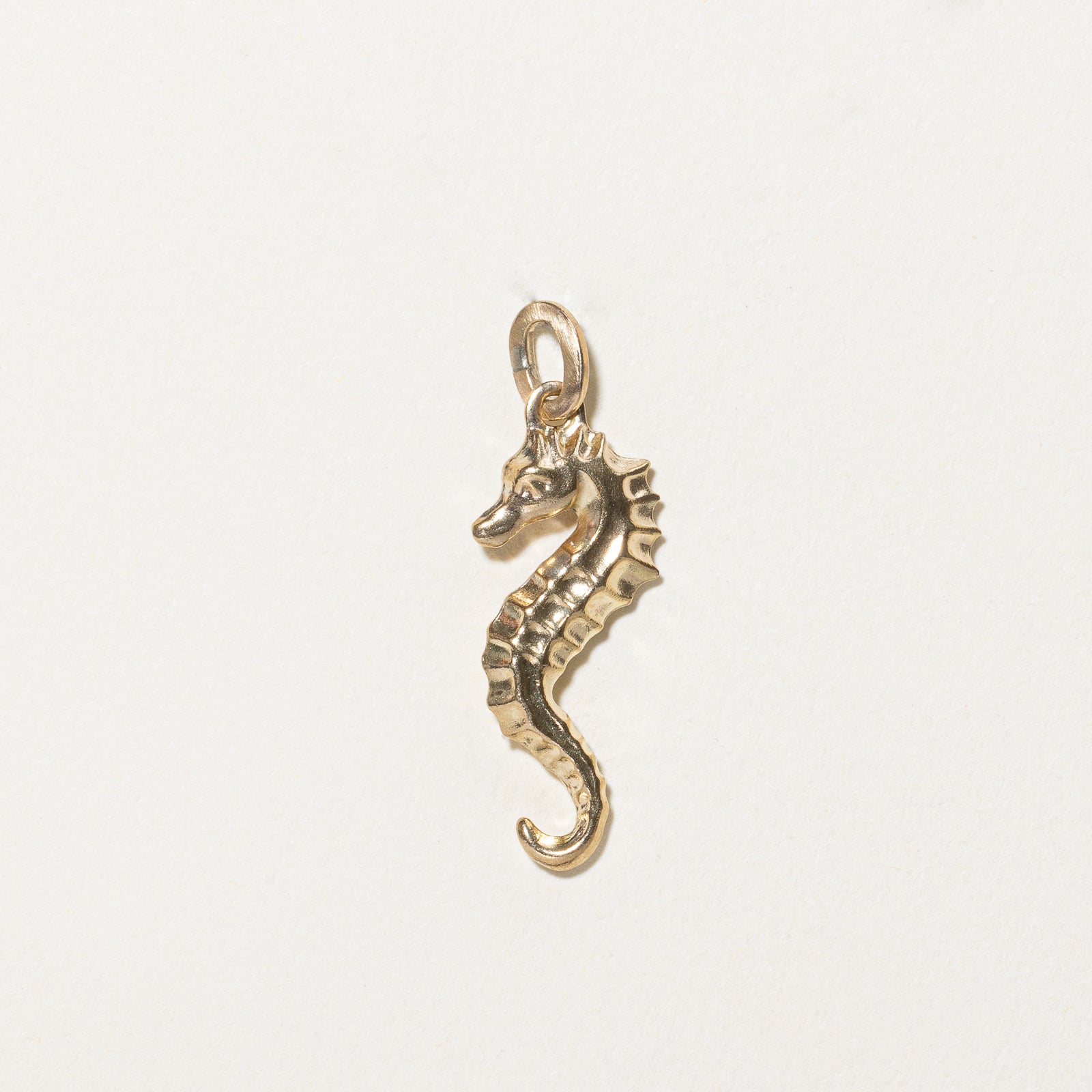 Breloque hippocampe en or jaune 8 carats | 