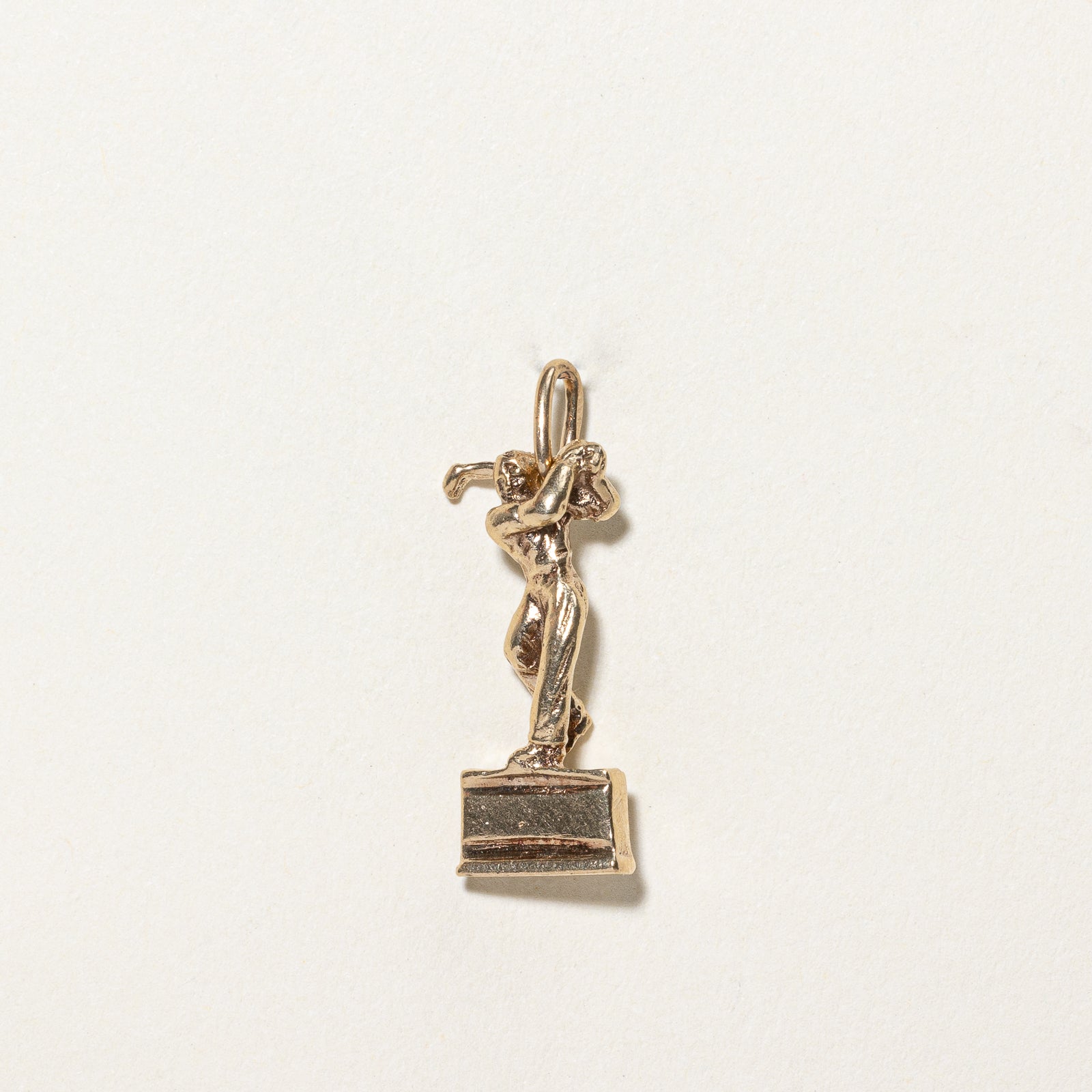 10k Yellow Gold Golfer Charm |