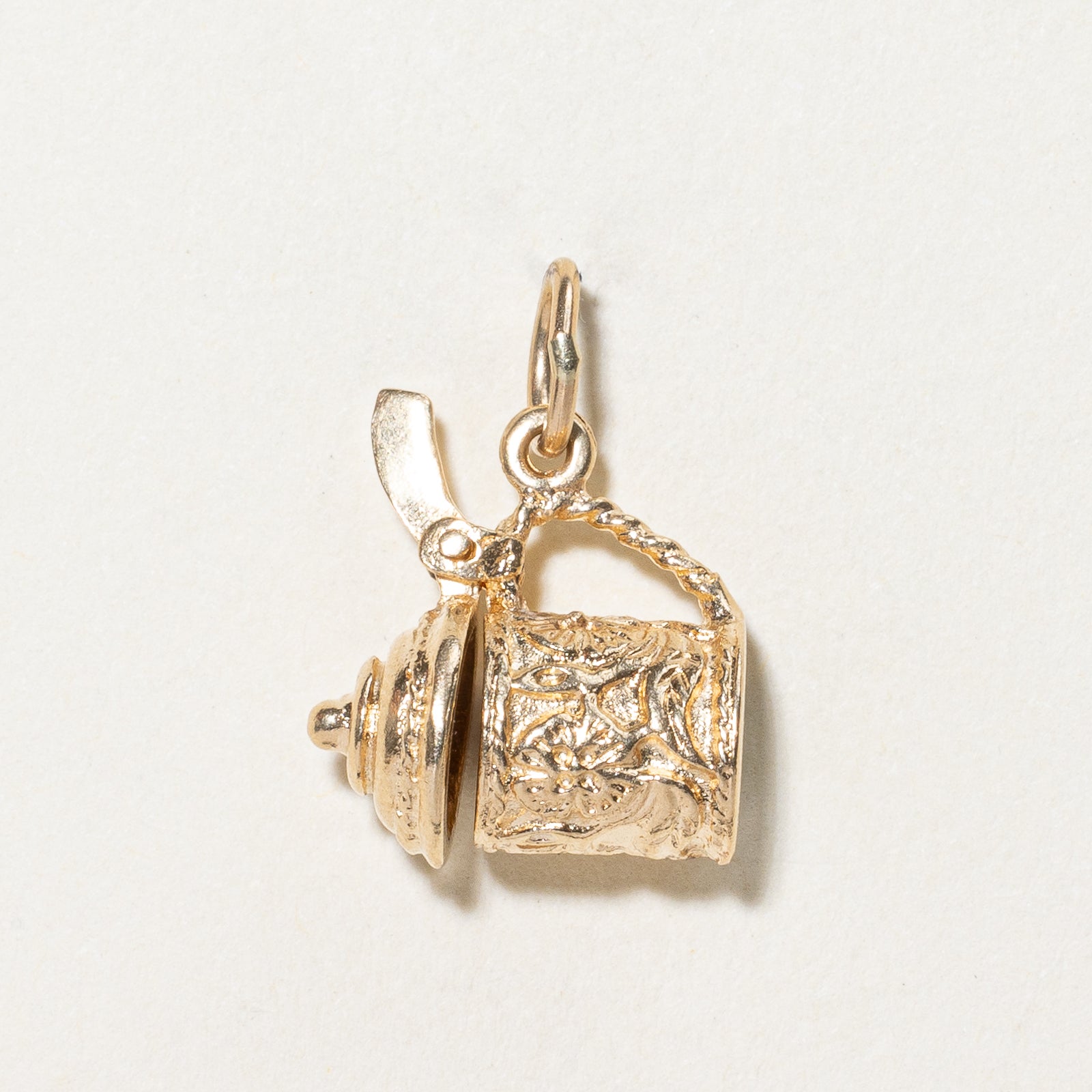 10k Yellow Gold Vintage Beer Stein Charm |