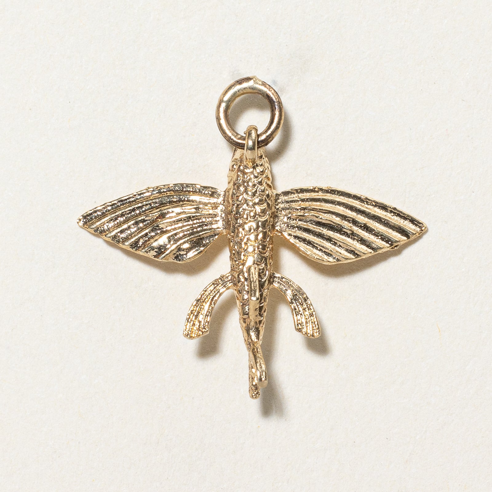 14k Yellow Gold Flying Fish |