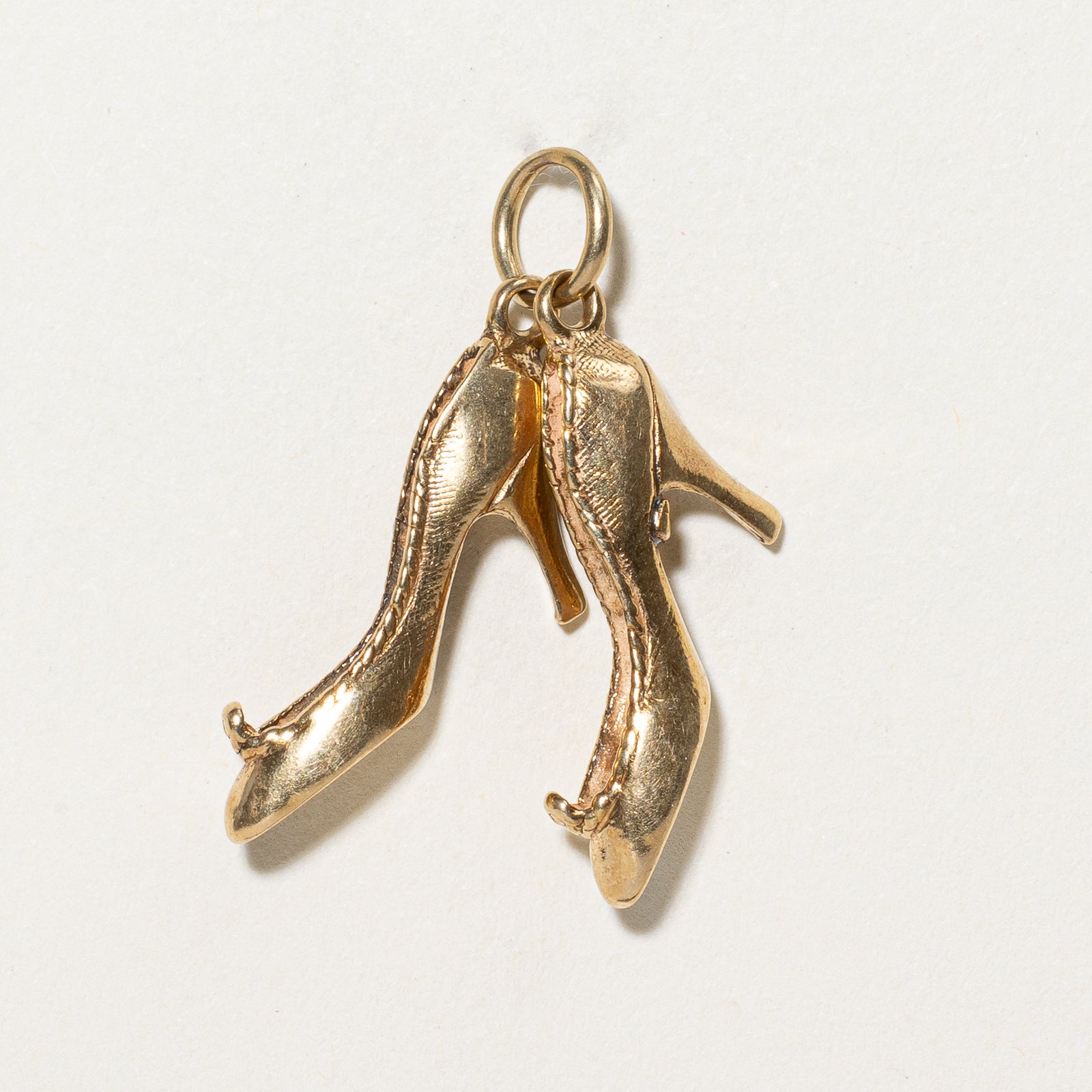 18k Yellow Gold High Heels Charm |
