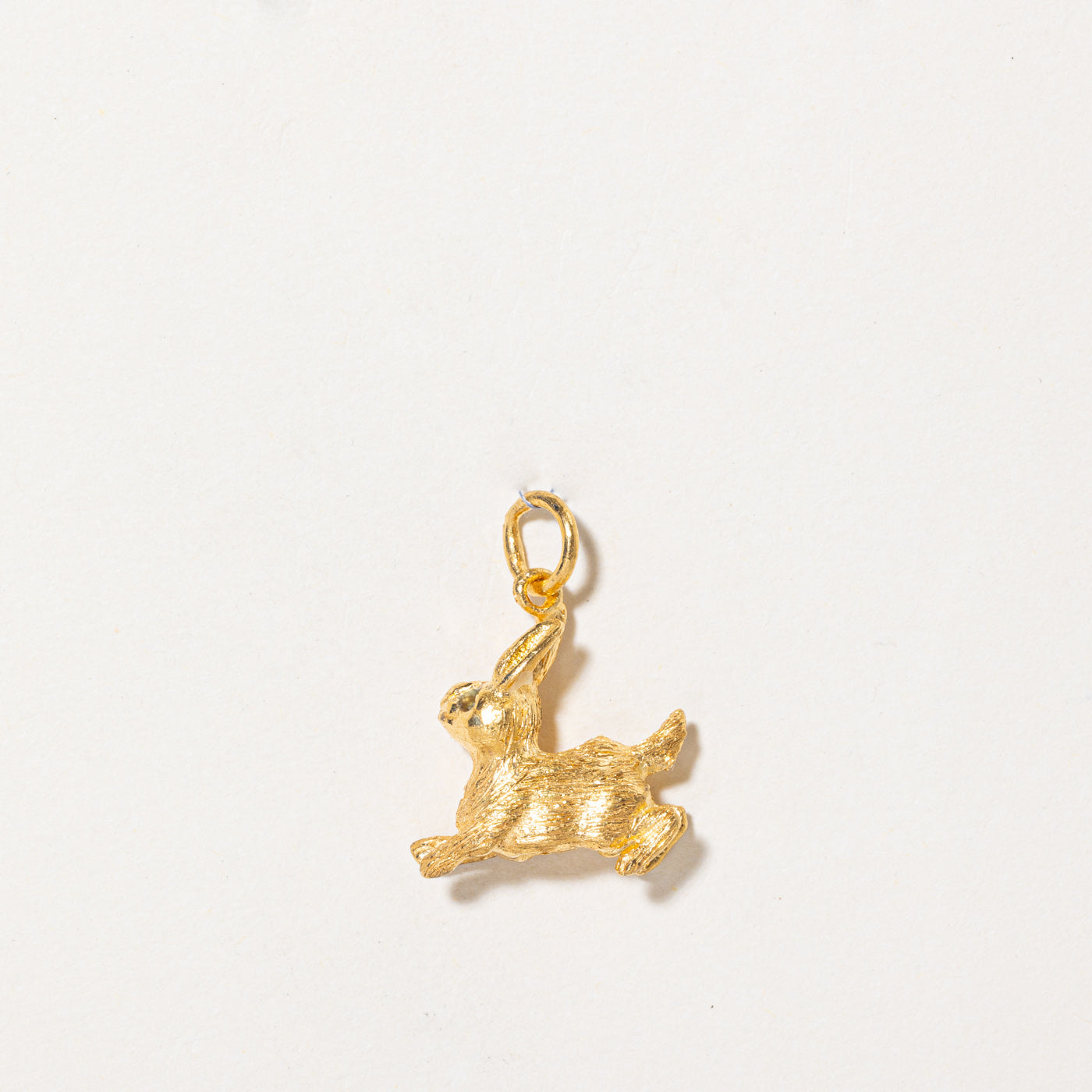 24k Yellow Gold Rabbit Charm
