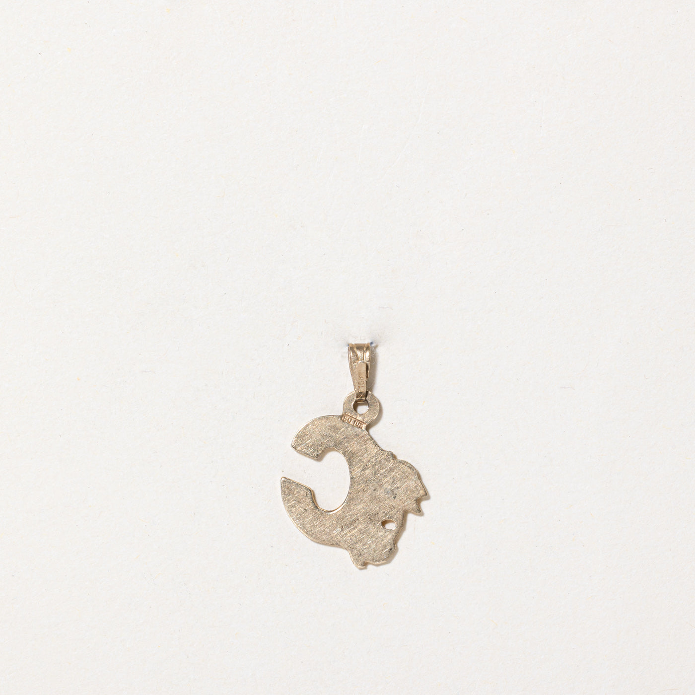 10k Yellow Gold Calgary Flames Charm