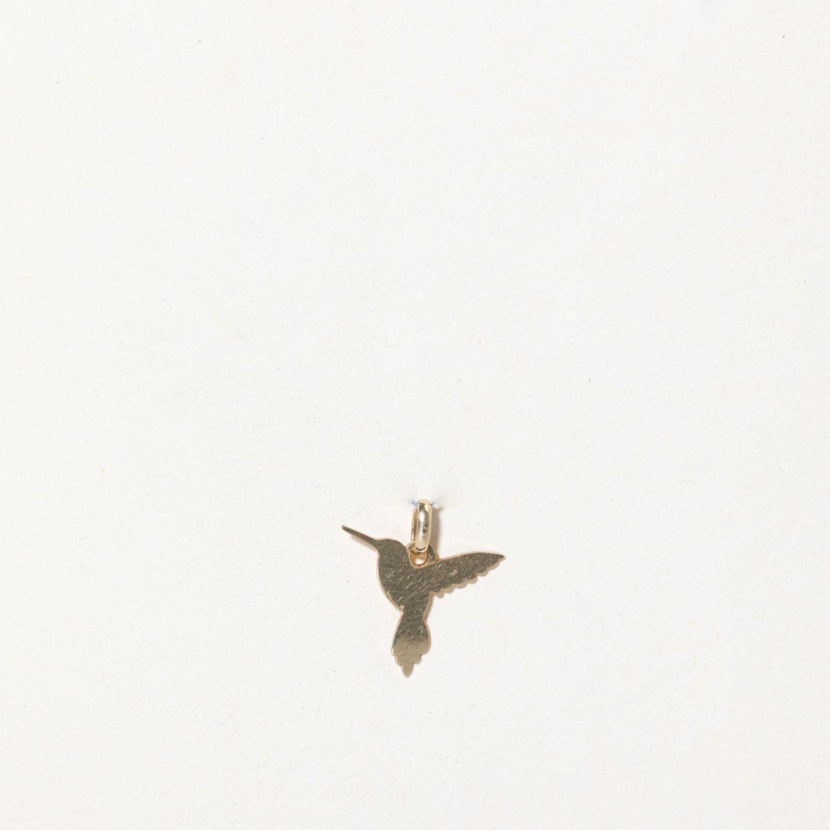 10k Yellow Gold Hummingbird Charm