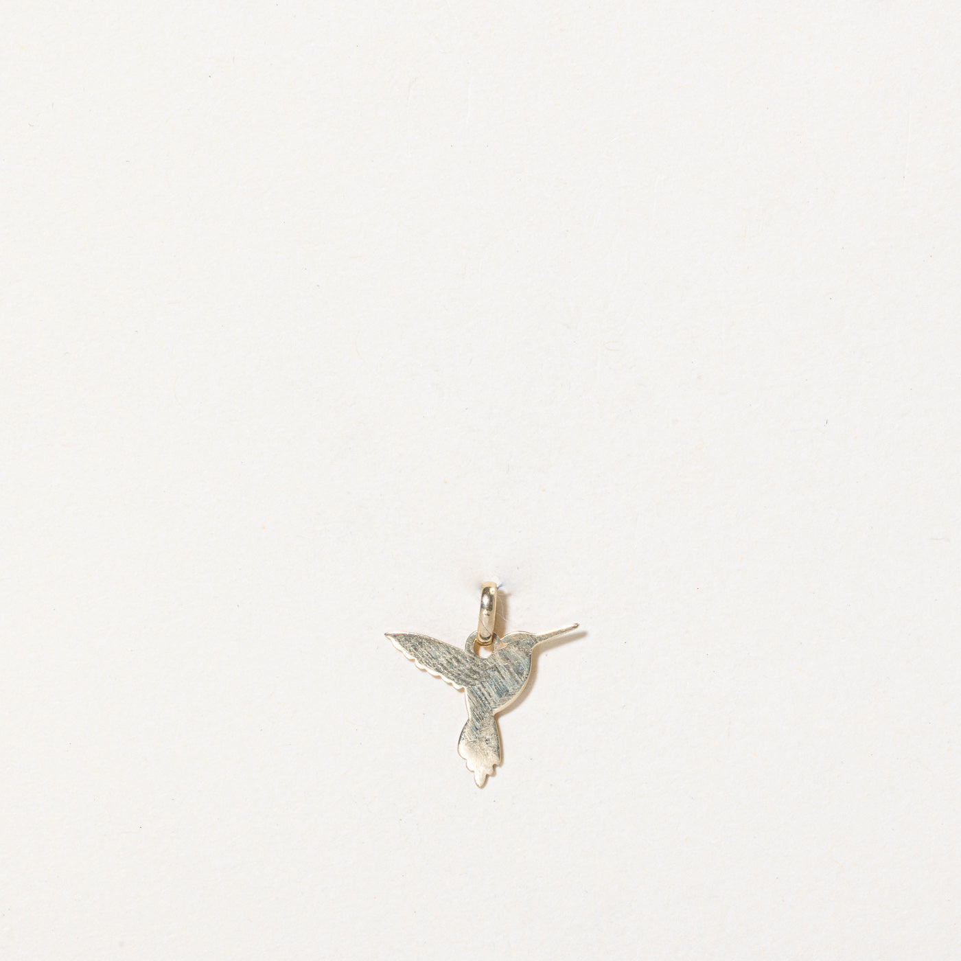 10k Yellow Gold Hummingbird Charm