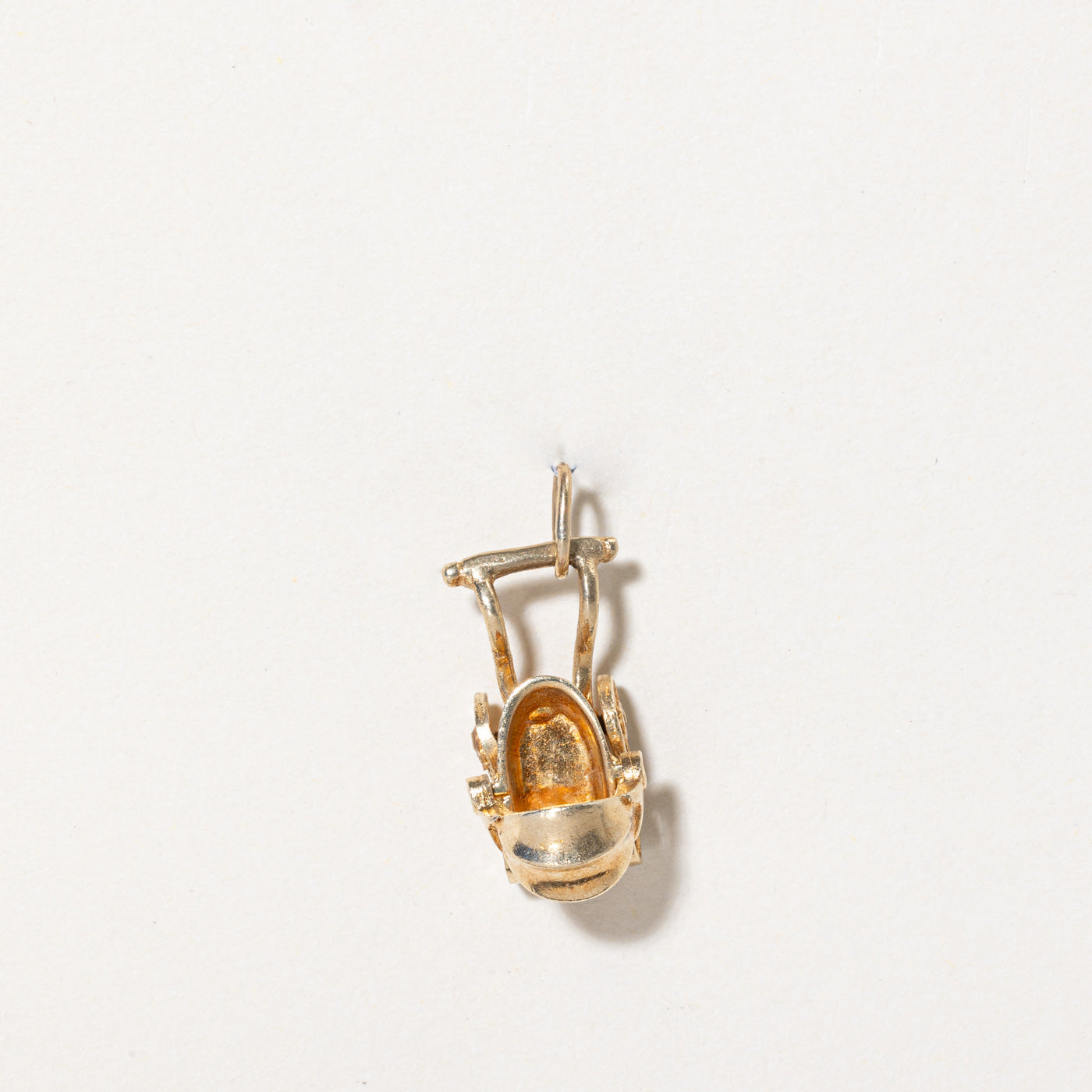 10k Yellow Gold Baby Carriage Charm