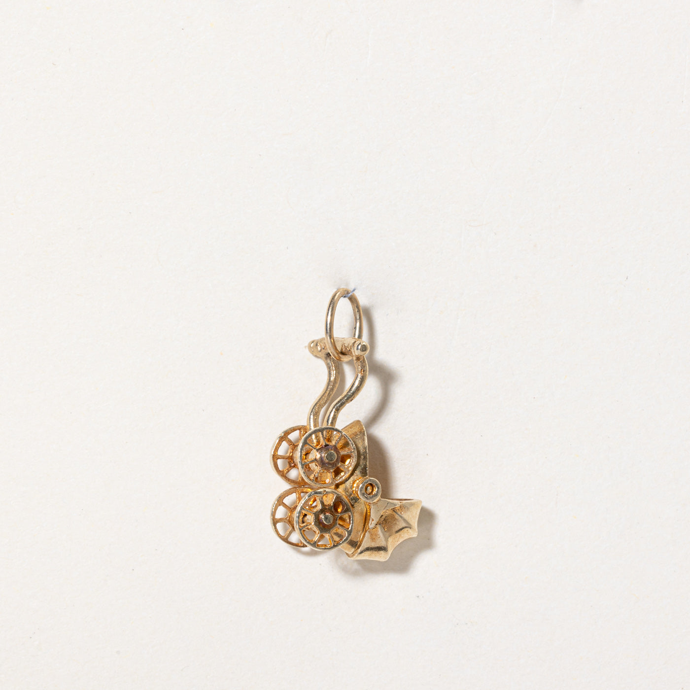 10k Yellow Gold Baby Carriage Charm
