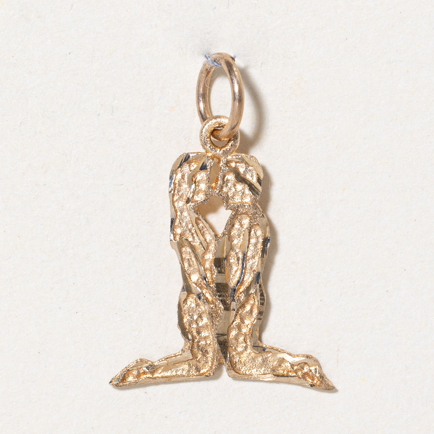 10k Yellow Gold Lovers Charm