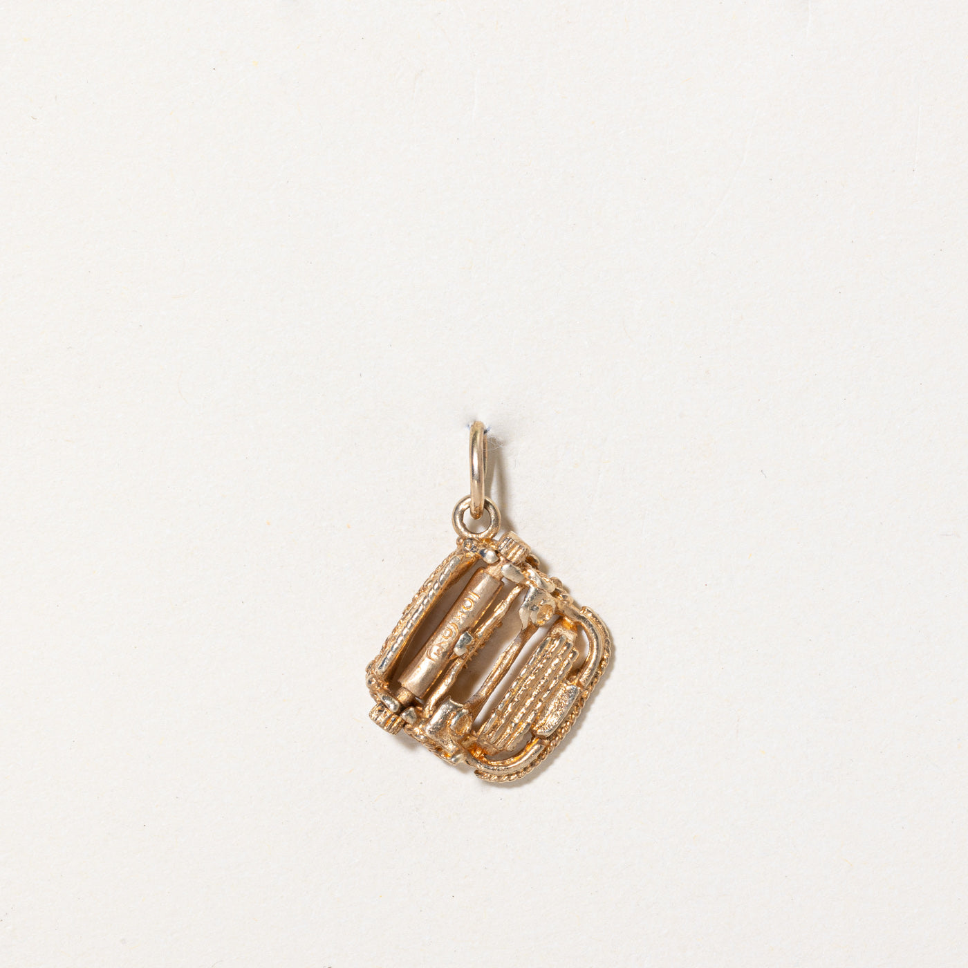 10k Yellow Gold Vintage Typewriter Charm