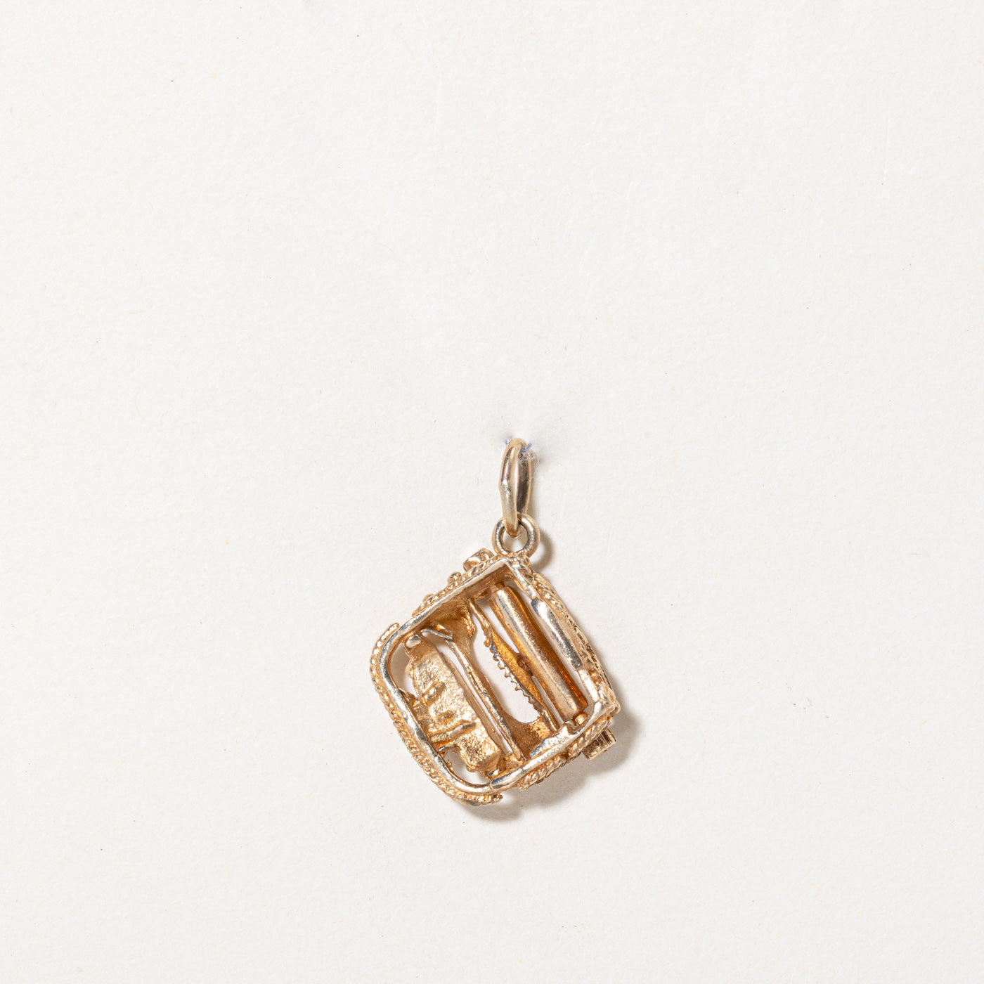 10k Yellow Gold Vintage Typewriter Charm