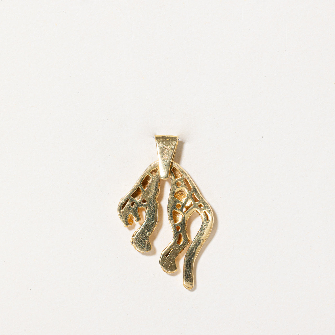 18k Yellow Gold Jaguar Pendant