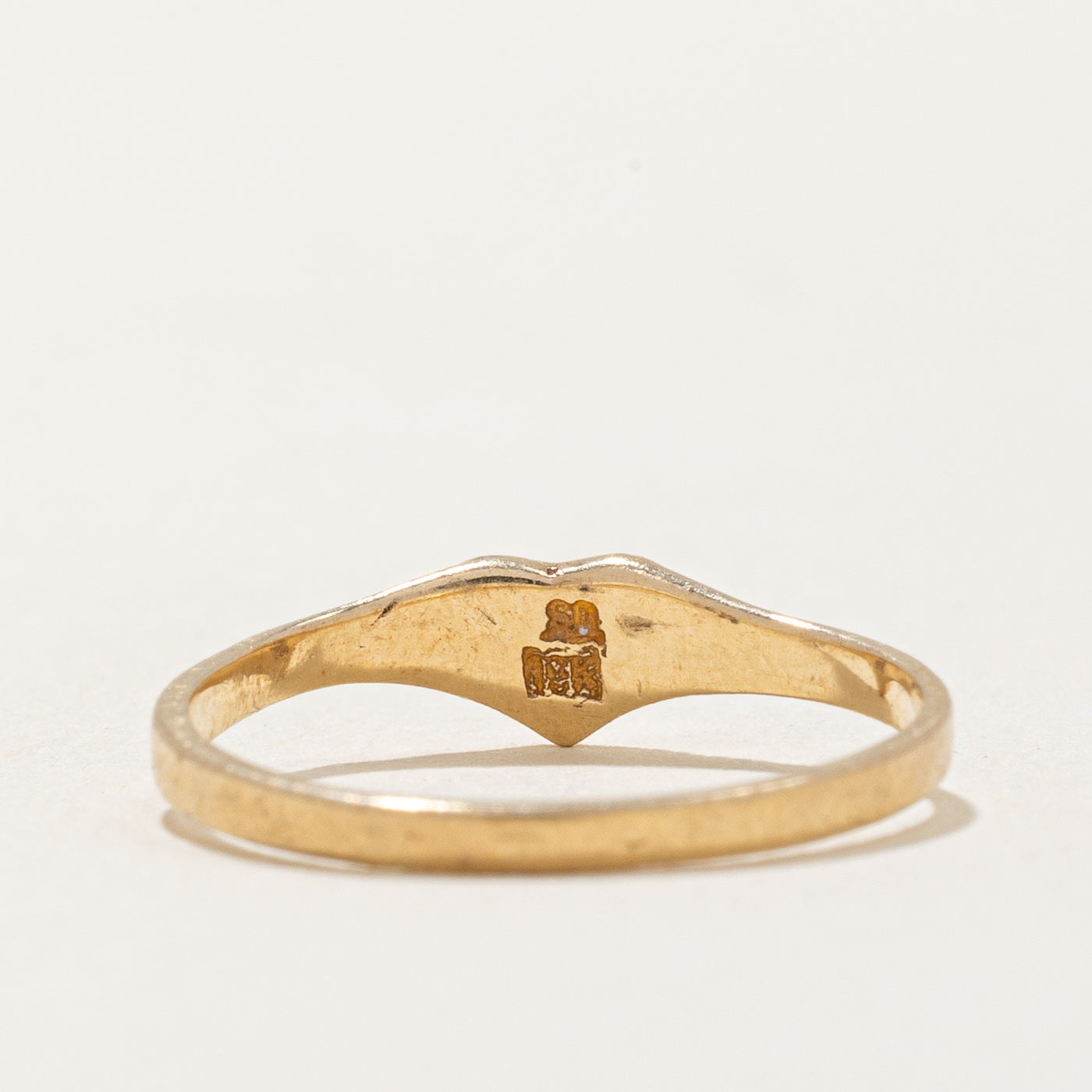 10k Yellow Gold Heart Ring | SZ 4 |