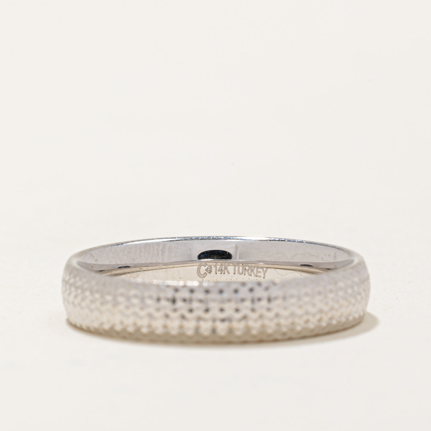 14k White Gold Band | SZ 6.75 |